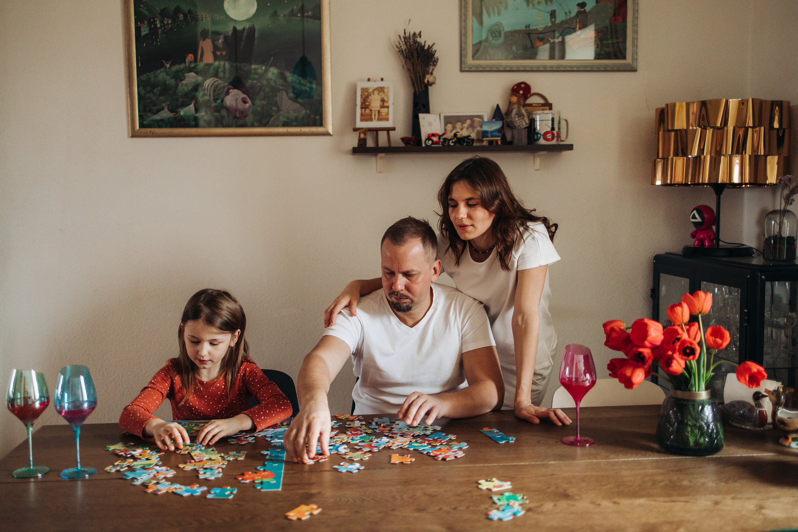 Семейная съёмка дома. Семейный и свадебный фотограф Viva Photo