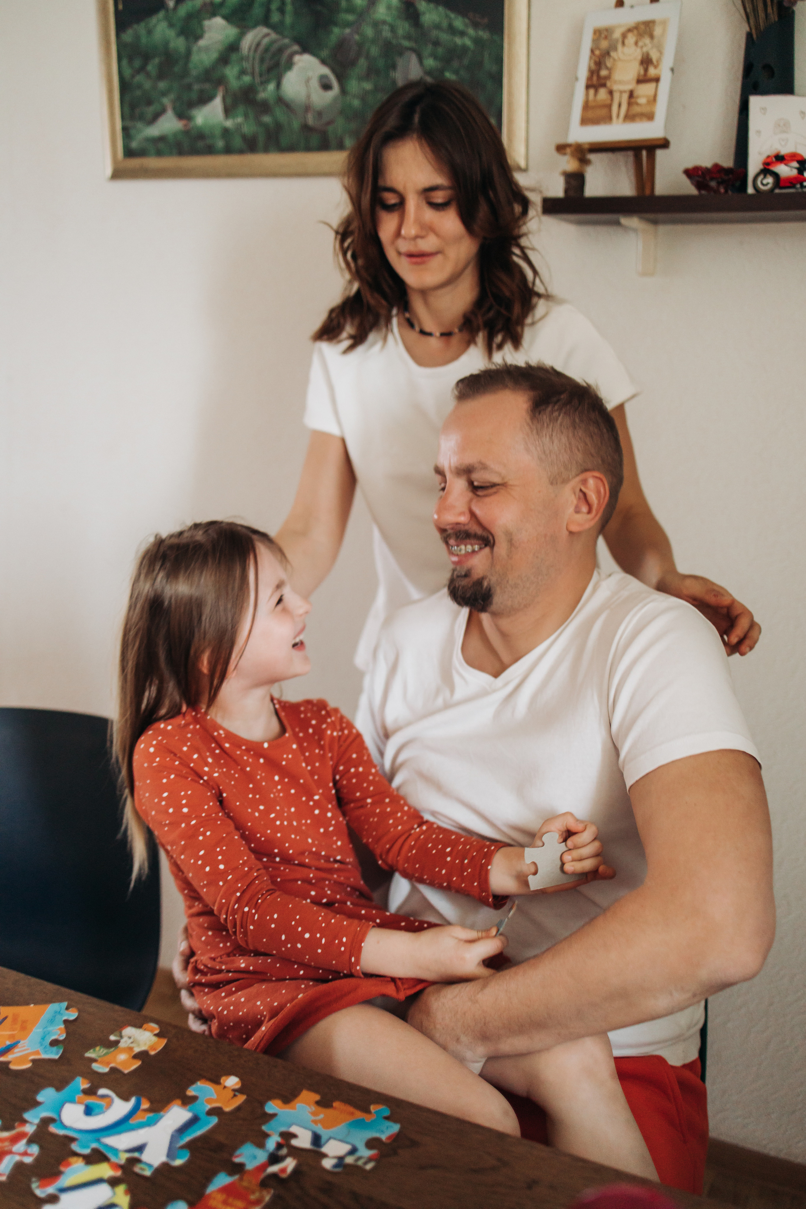 Семейная съёмка дома. Семейный и свадебный фотограф Viva Photo