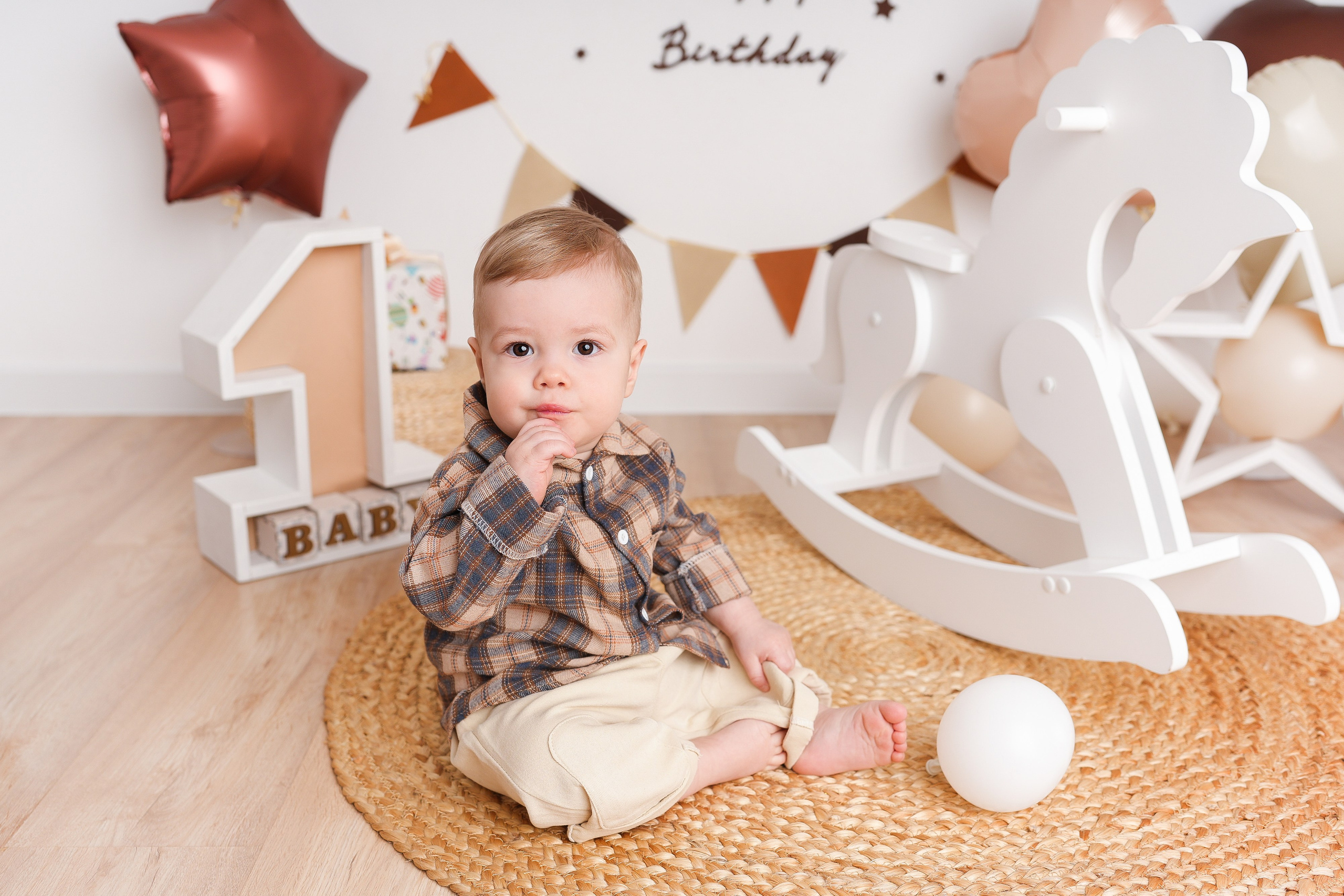 Годик. Фотограф новорожденных и детский фотограф в Екатеринбурге Ксени