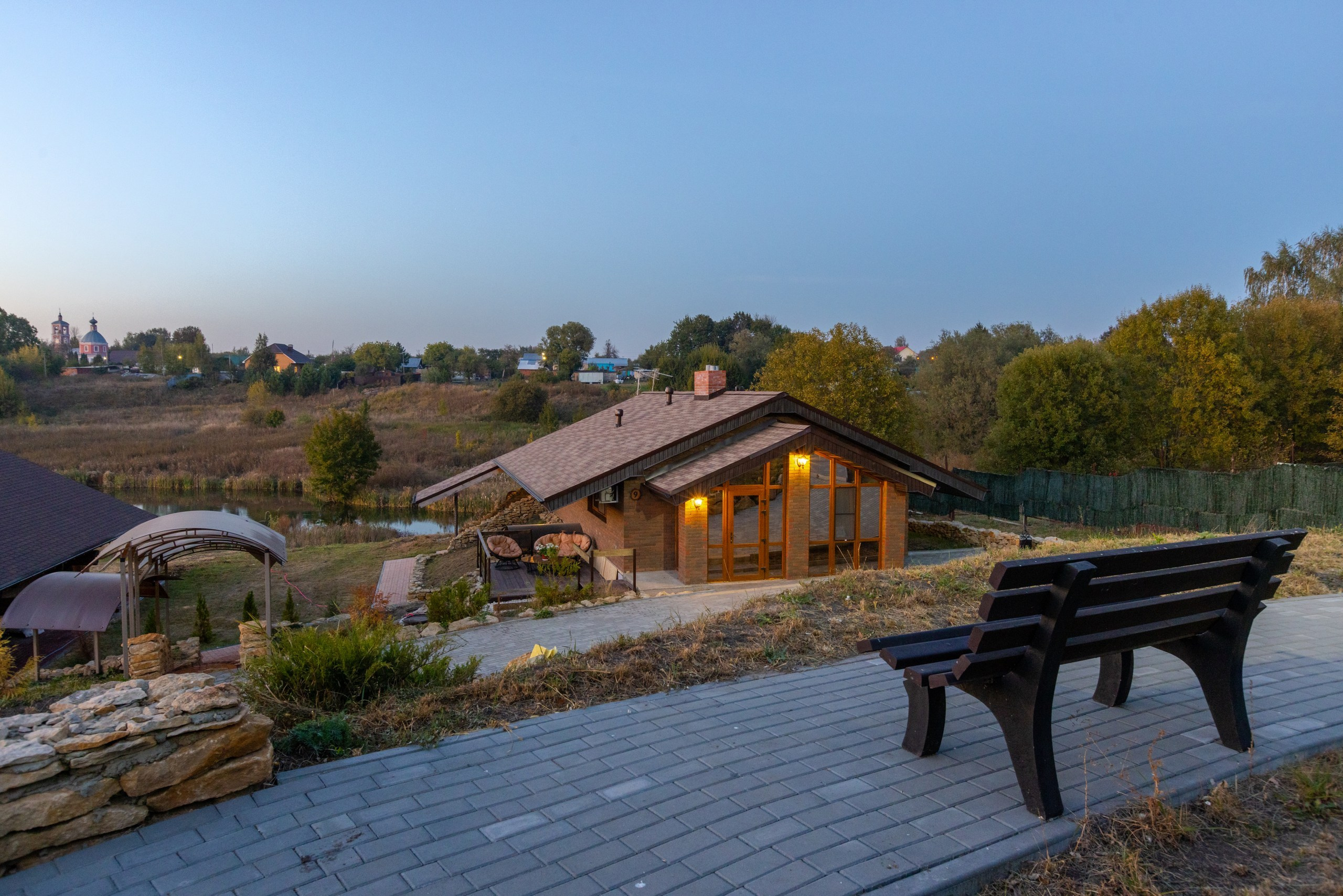 Большая Тросна вечером и новый бассейный комплекс. Фотограф в Туле Крупский АнДРей. Фотостудия «КАДР71» в Туле