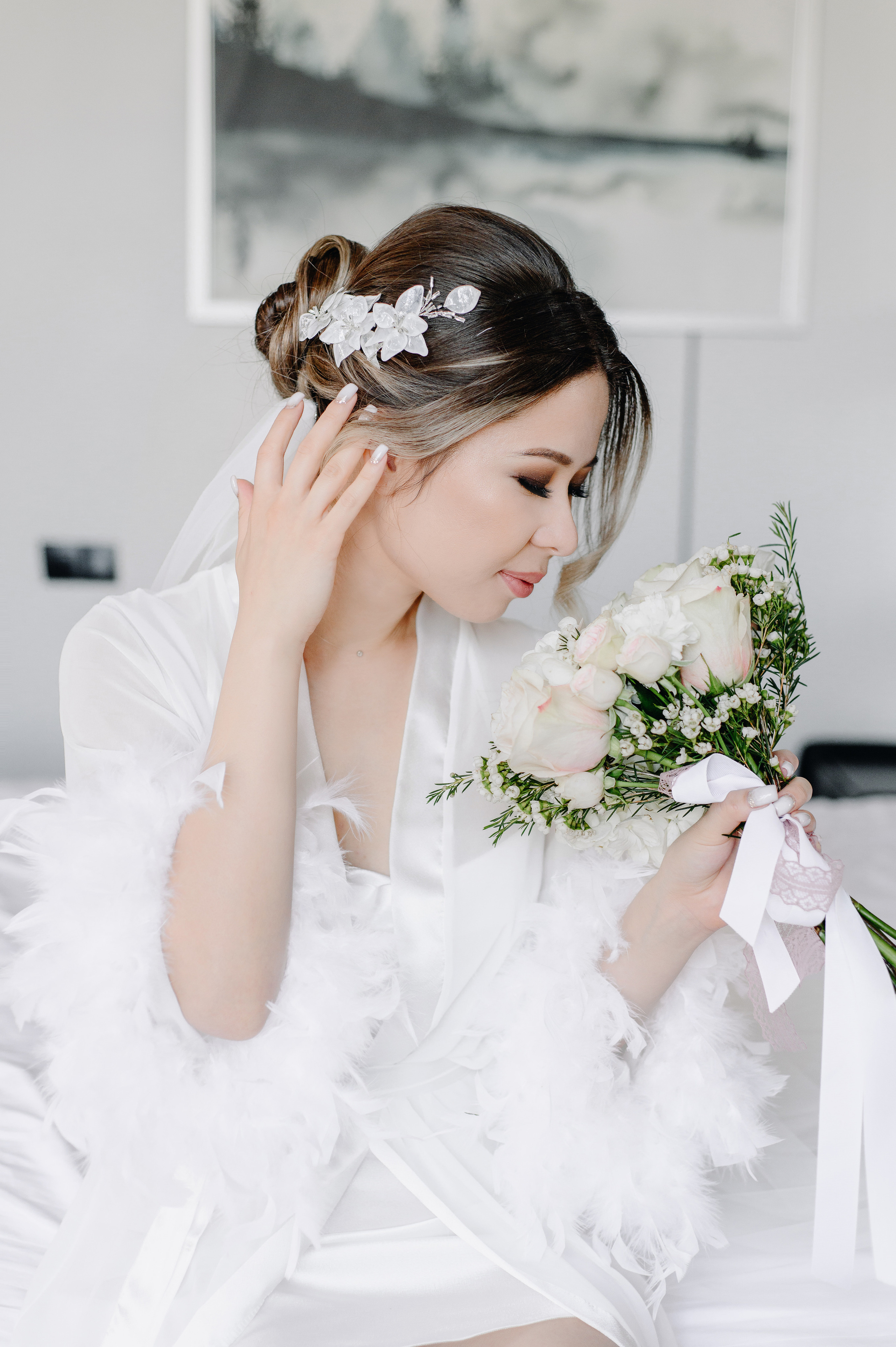 Фотосессия в гостинице. Свадебный фотограф Караганда