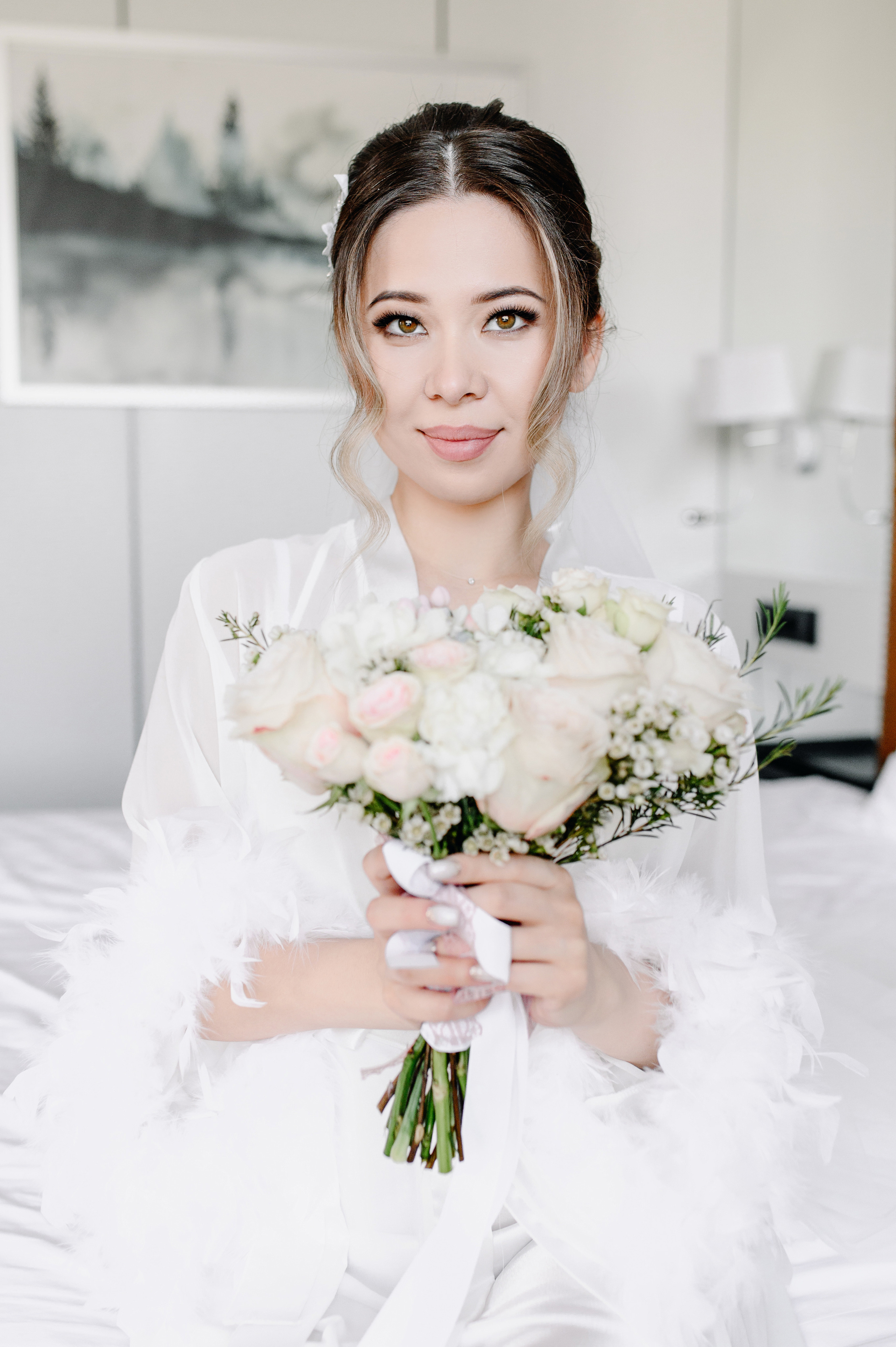 Фотосессия в гостинице. Свадебный фотограф Караганда