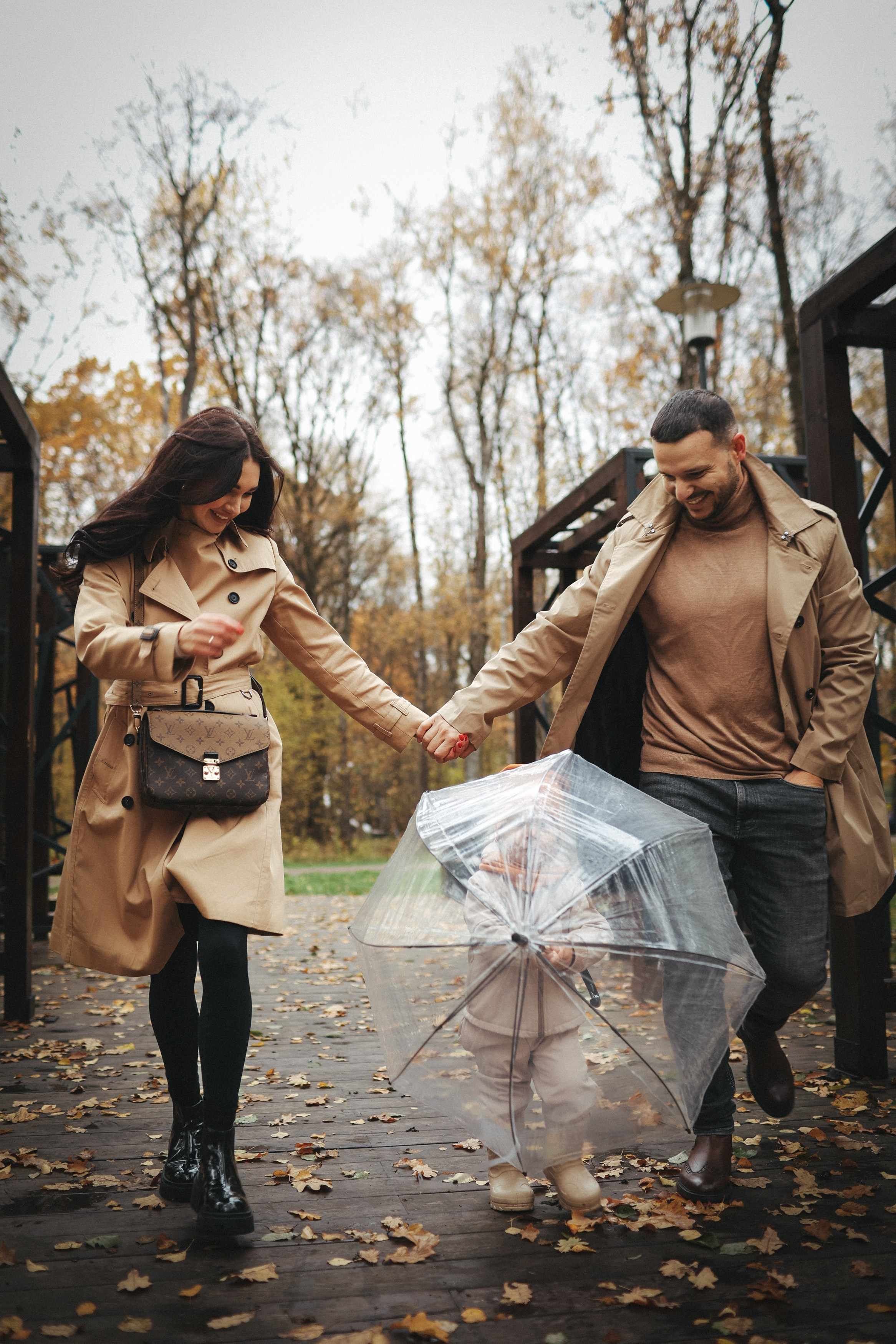 Настя, Олег и маленький Габи. Фотограф Владимир Москва