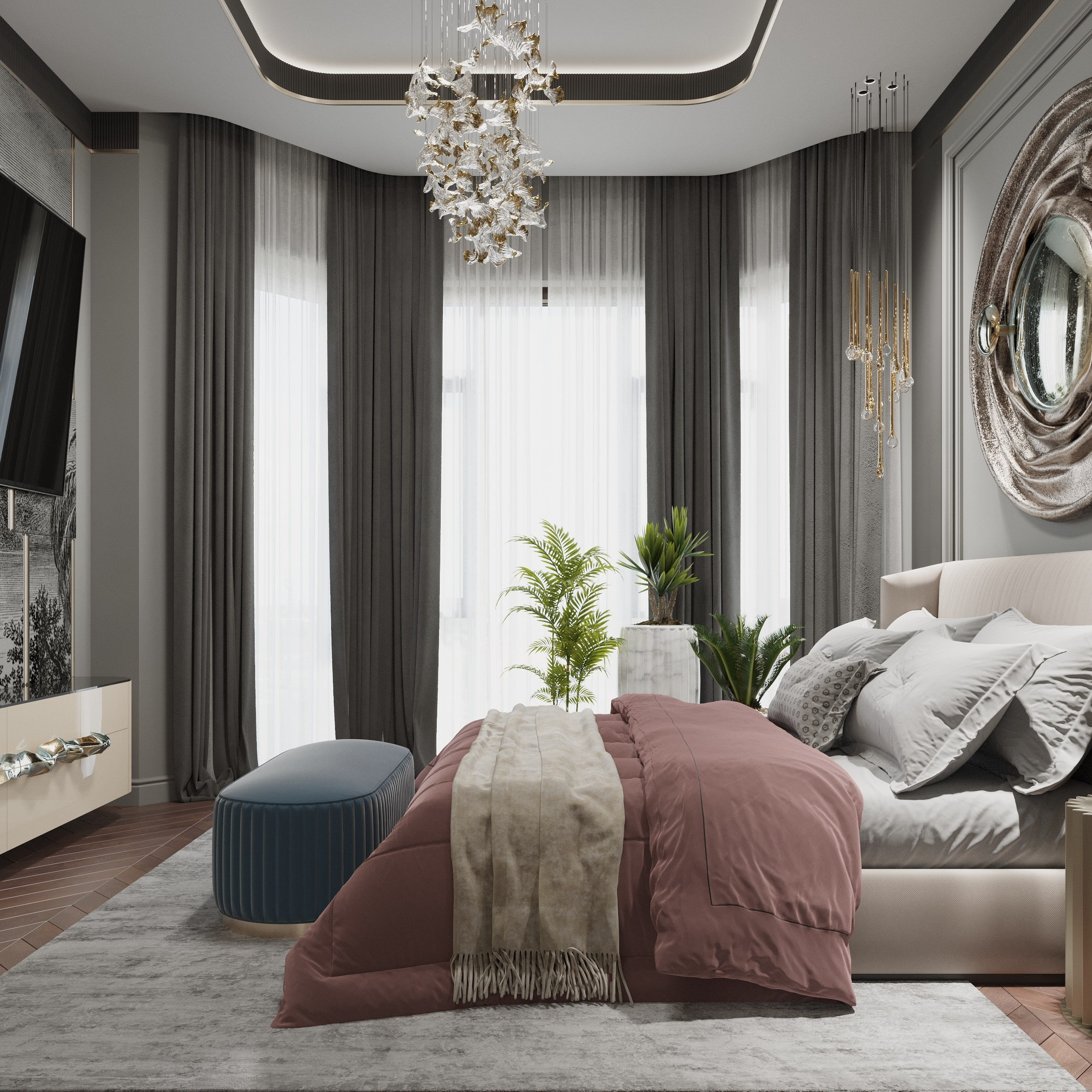 Дом в Новотиторовской — визуализация роскошного особняка. 3Д Визуализация Интерьера и Архитектуры