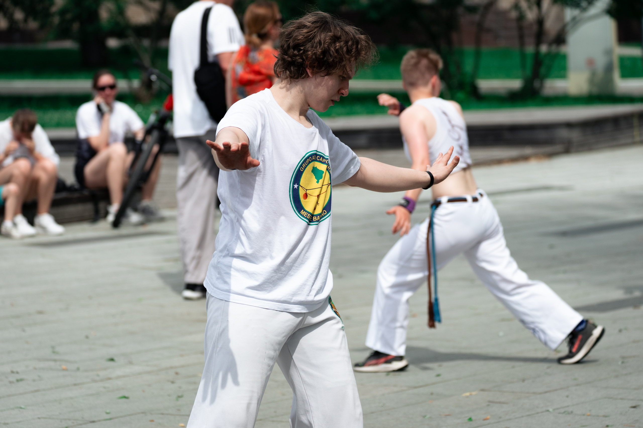 Открытый класс AXE Capoeira на фестивале неолимписких видов спорта на ВДНХ 2025 г:. Фотограф в Москве Ткаченко Владимир