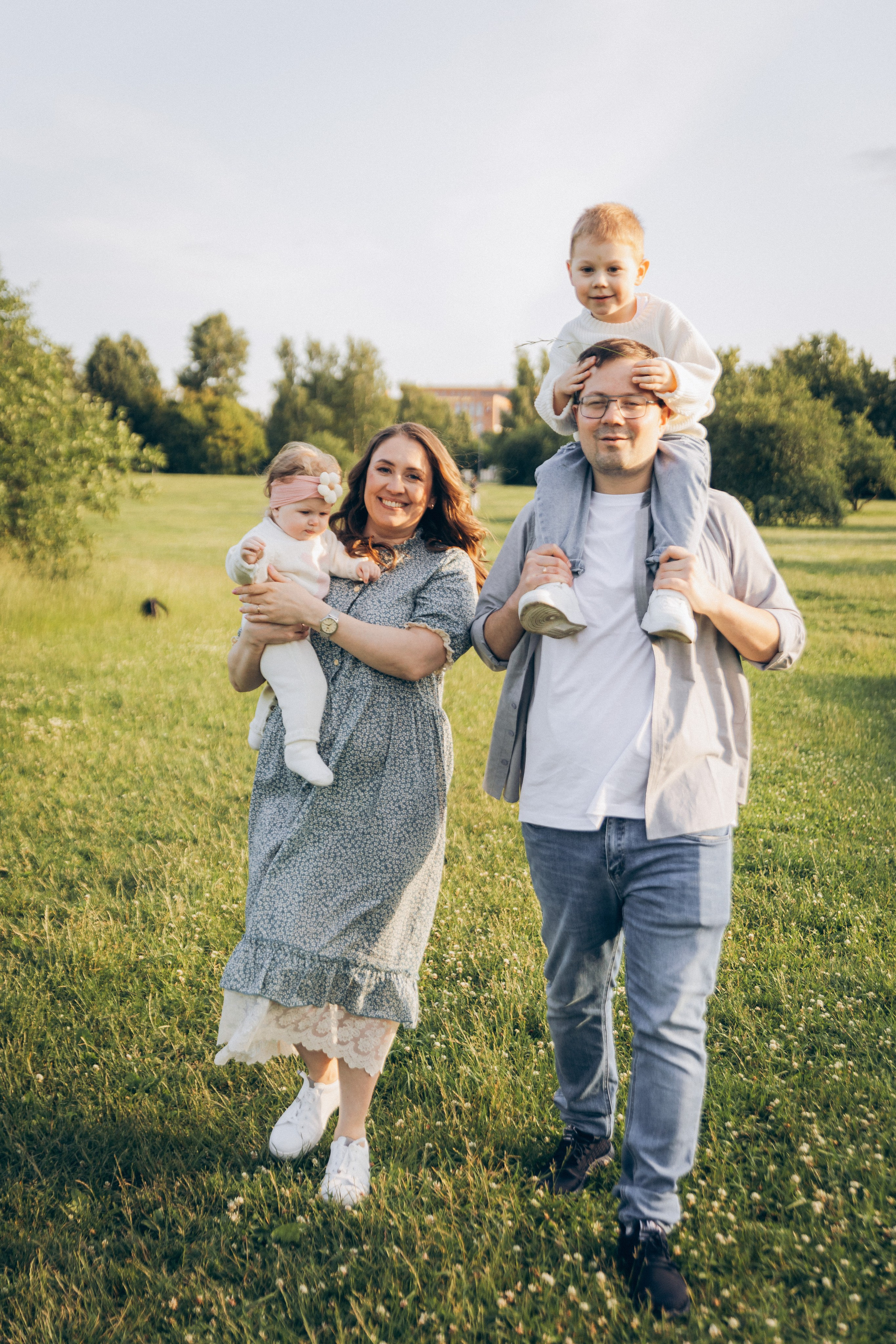 Ольга, Саша, Андрюша, Настюша. Семейный фотограф В Москве Александра Дейкун