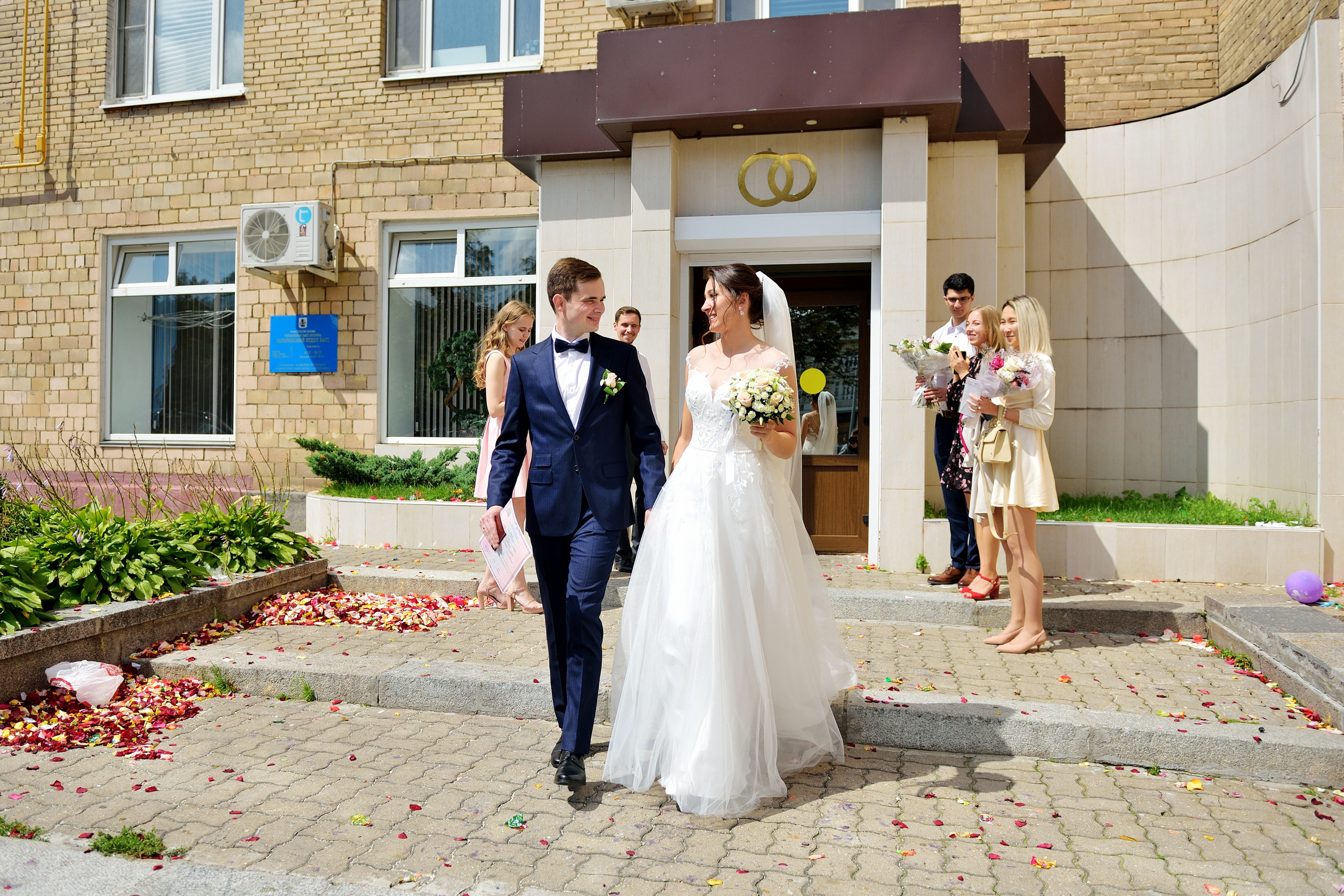 свадьба в гагаринском загсе, гагаринский загс