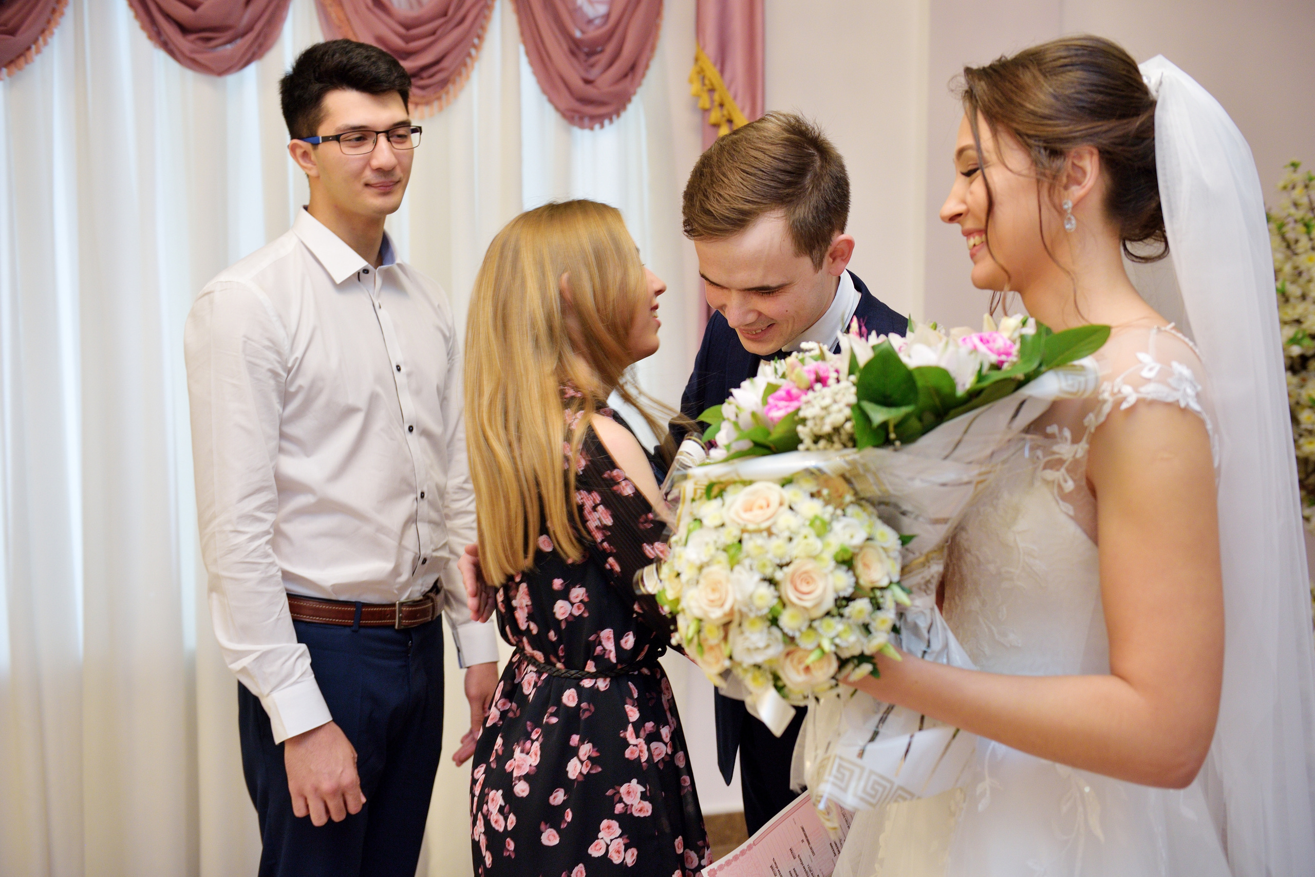 свадьба в гагаринском загсе, гагаринский загс