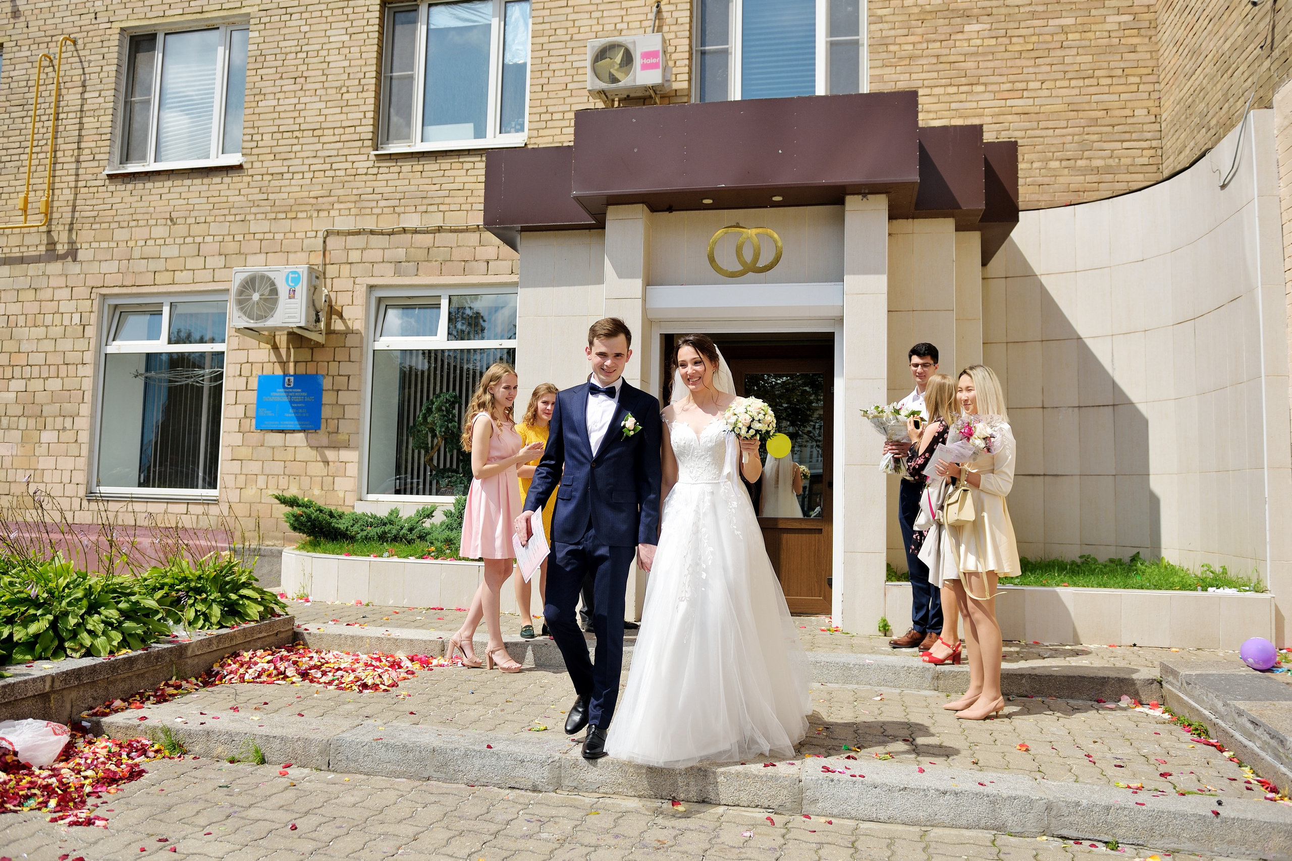 свадьба в гагаринском загсе, гагаринский загс