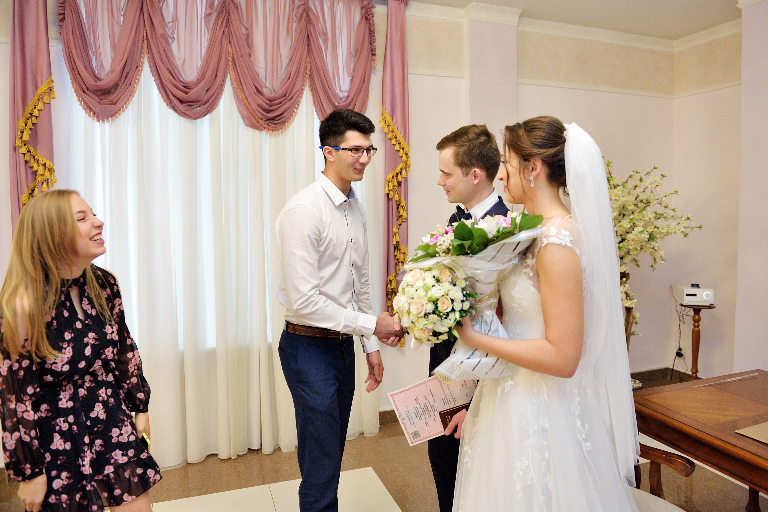 свадьба в гагаринском загсе, гагаринский загс