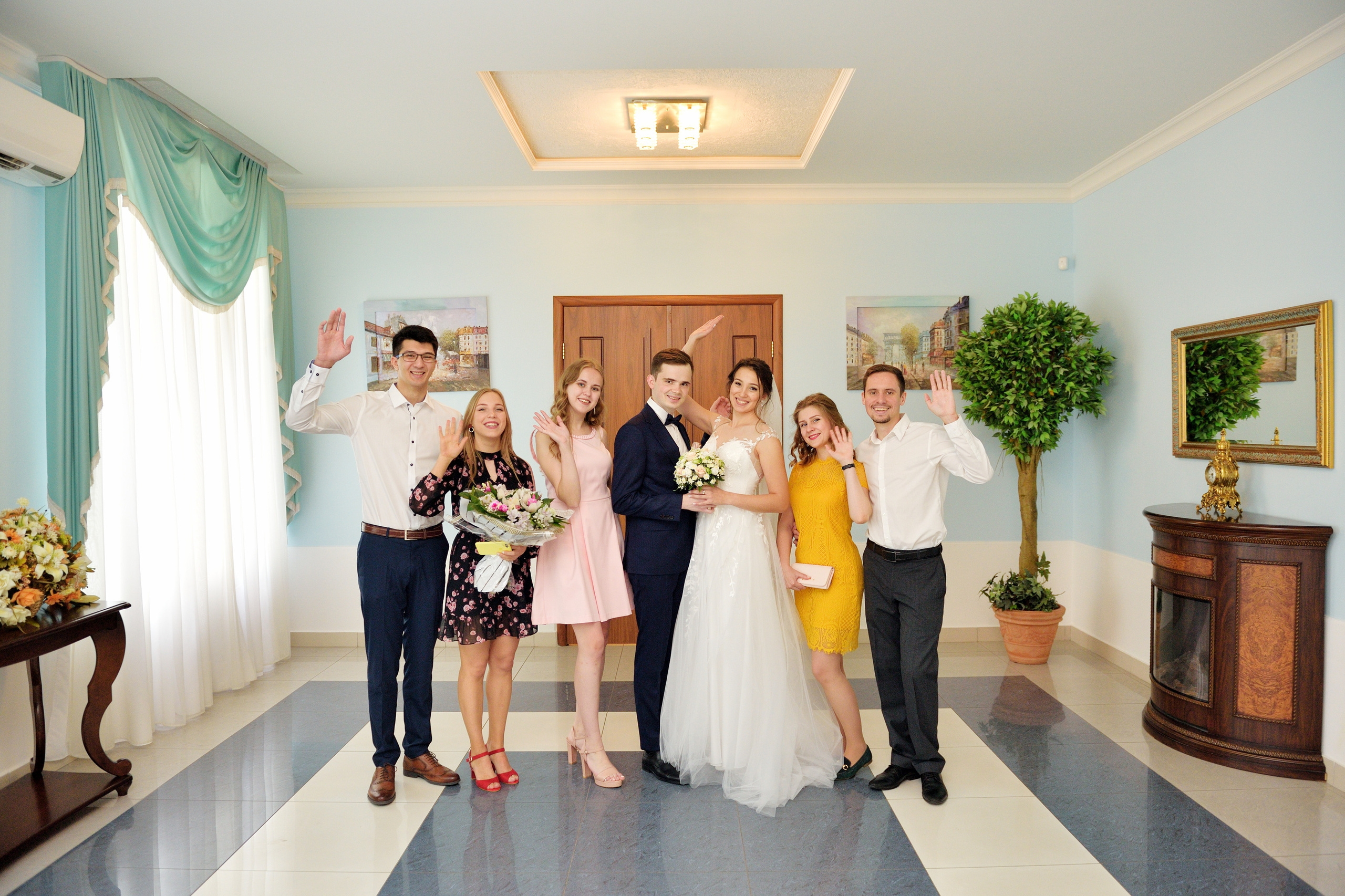 свадьба в гагаринском загсе, гагаринский загс