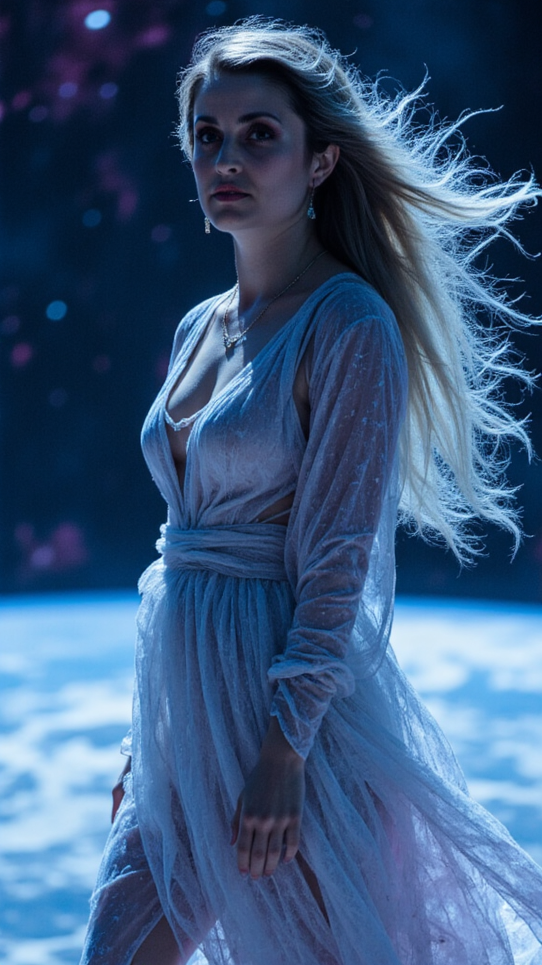 Зимняя фотосессия. AI-фотограф — Ольга Герман. Нейрофотосессии, уникальные цифровые портреты и образы будущего