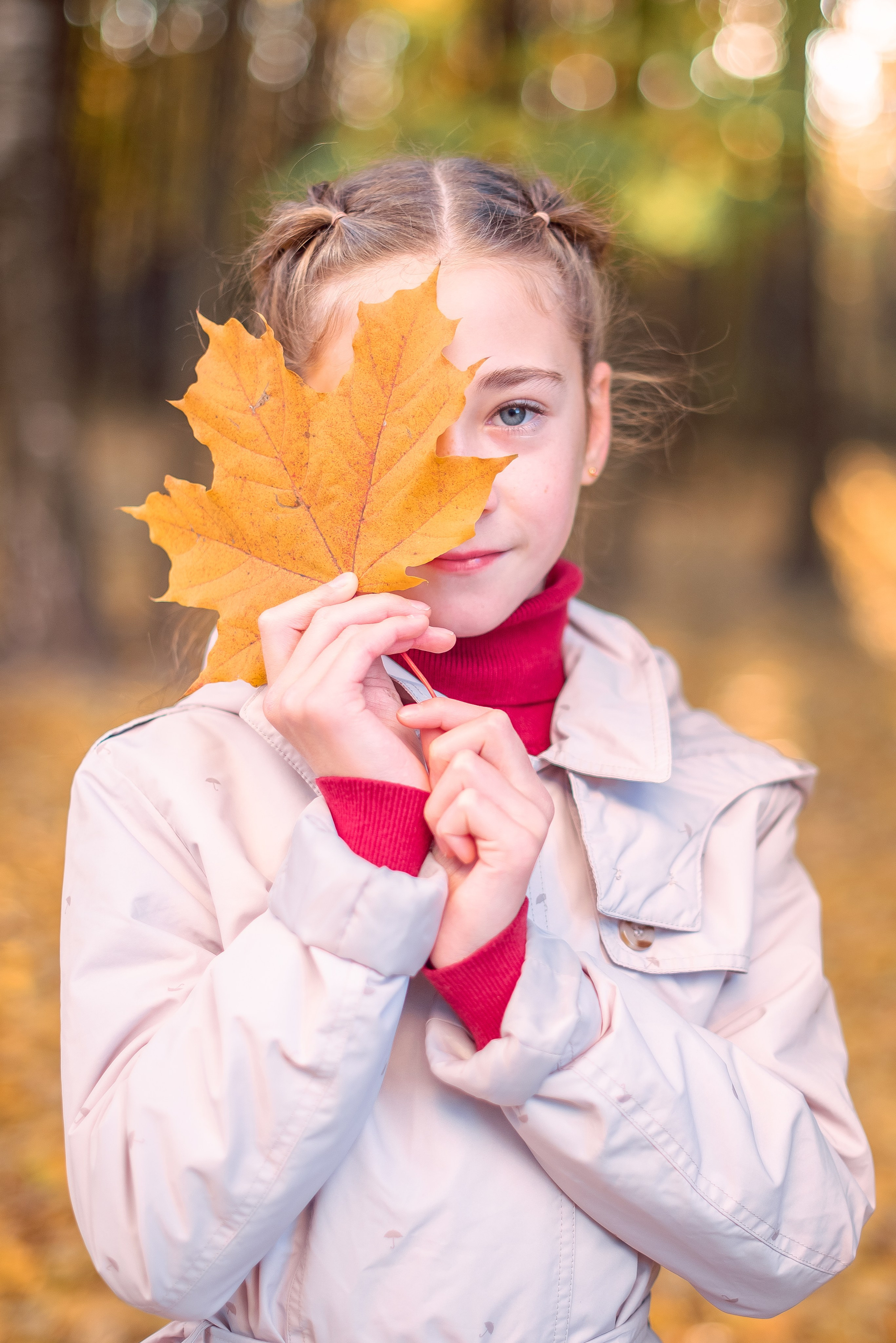 Осенняя прогулка семьи Андрея и Марины. Свадебный и семейный фотограф в Москве Юлия Винник