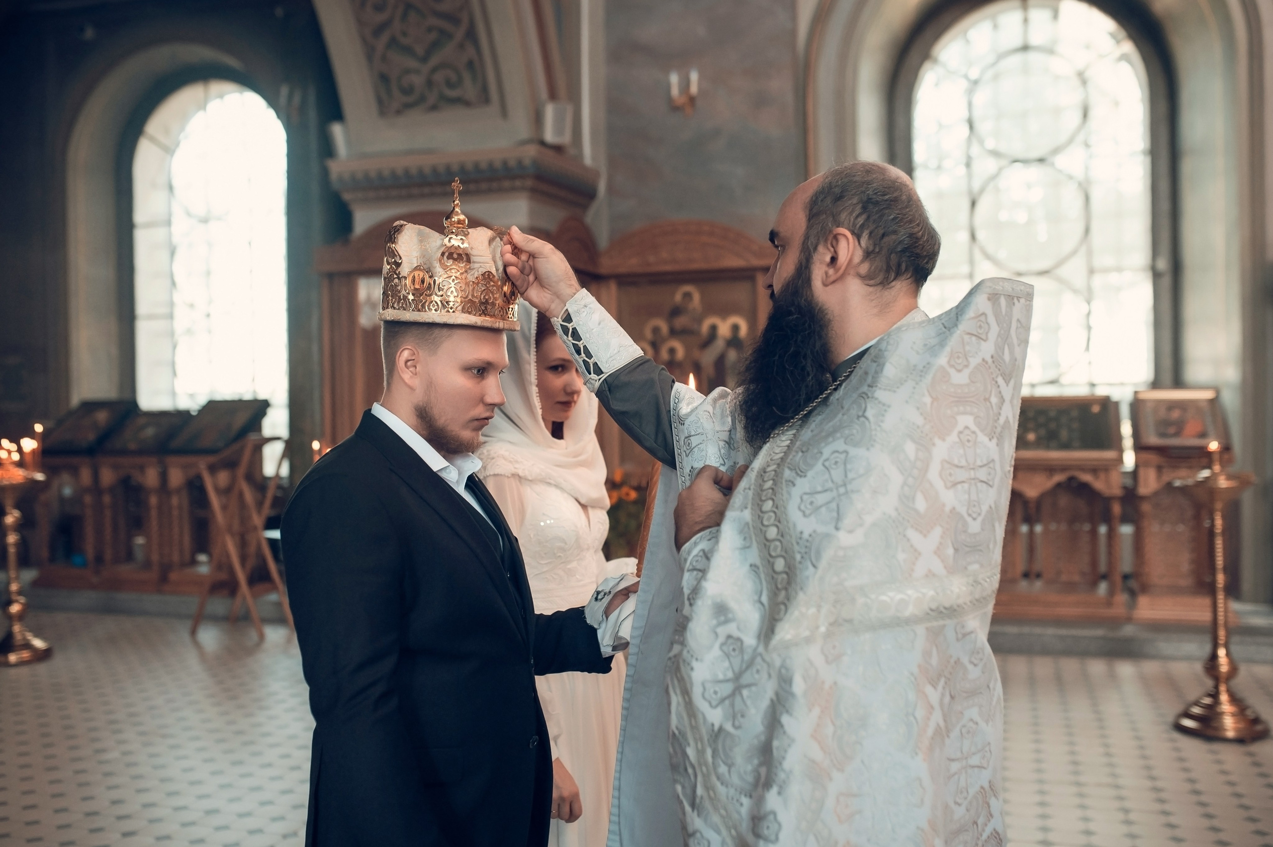 Таинство Венчания Христорождественский кафедральный собор. Семейный фотограф Олеся Батурина Рязань