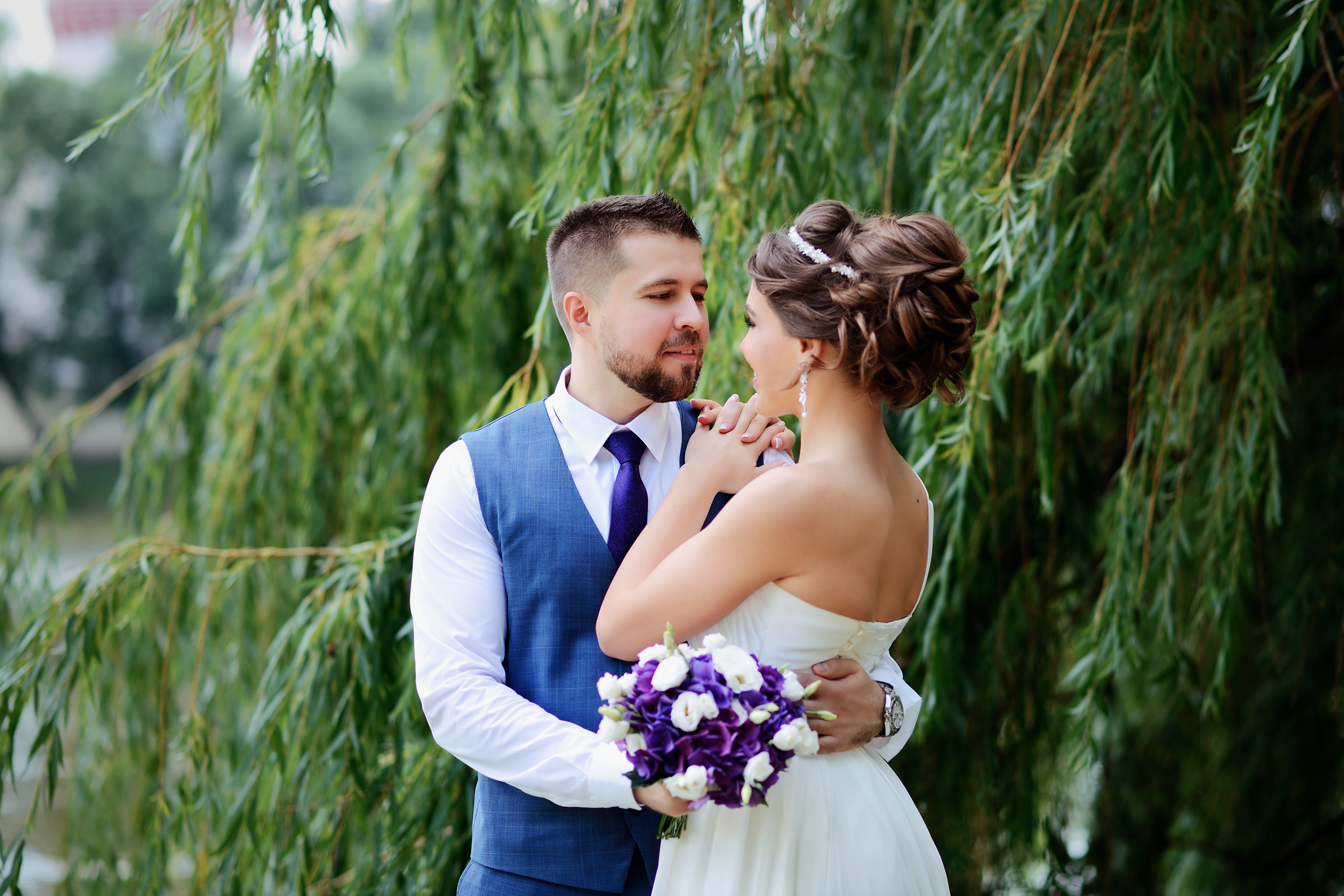 свадебная фотосессия парк новодевичьего монастыря