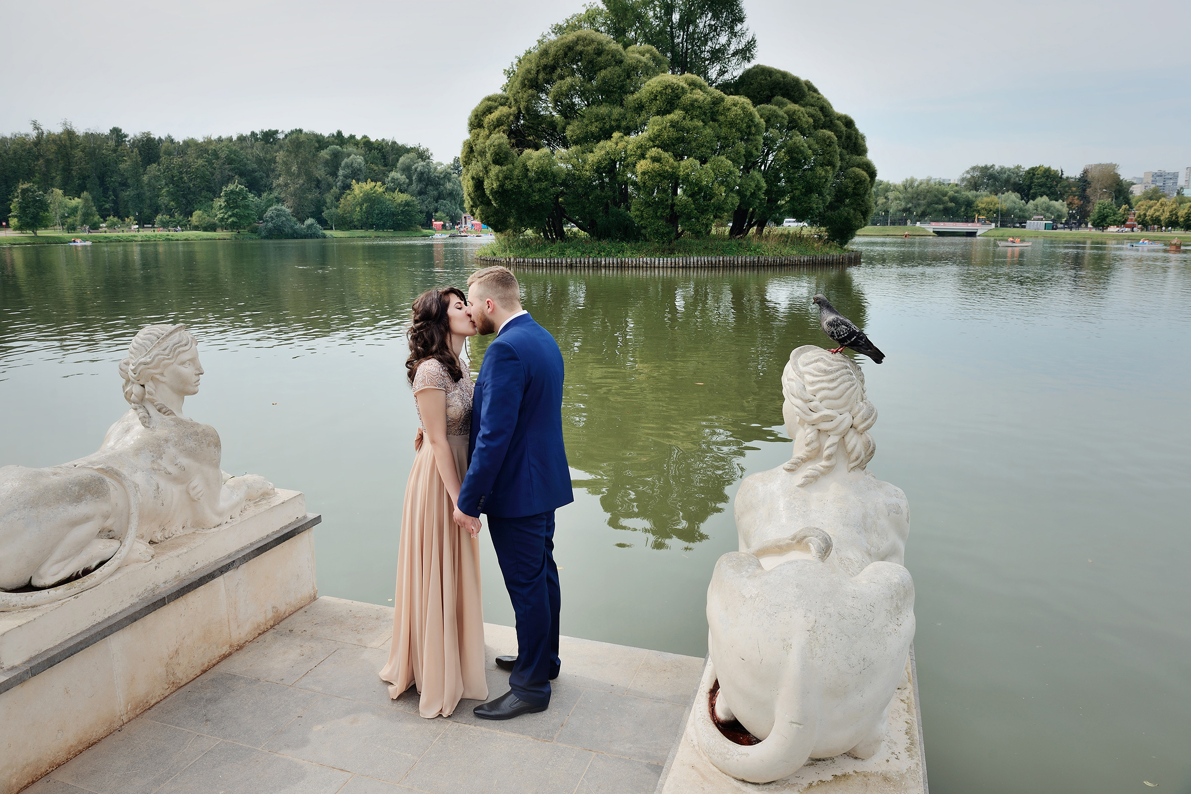 свадебная фотосессия в усадьбе царицино
