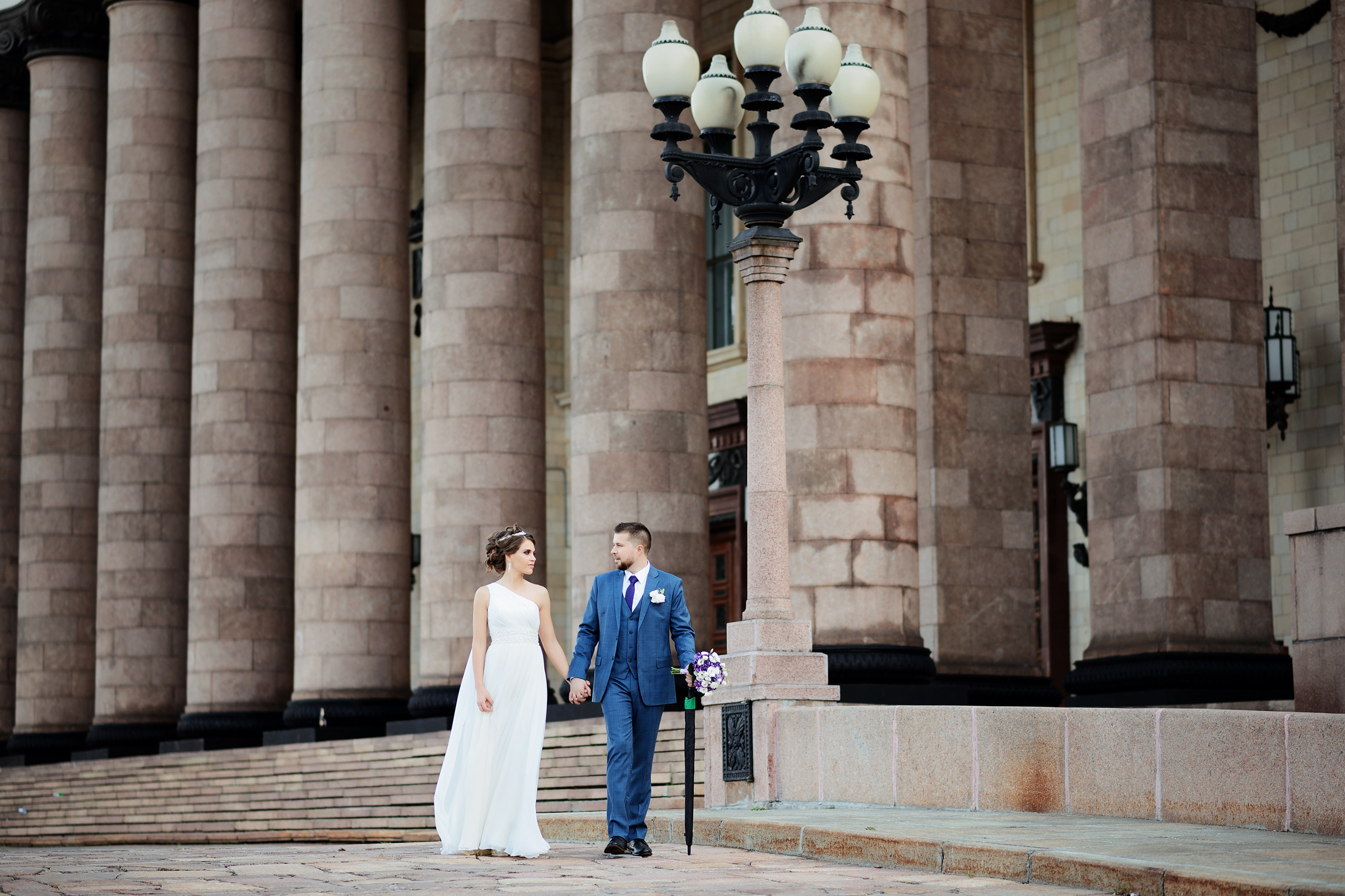 свадебная фотосессия воробьевы горы мгу