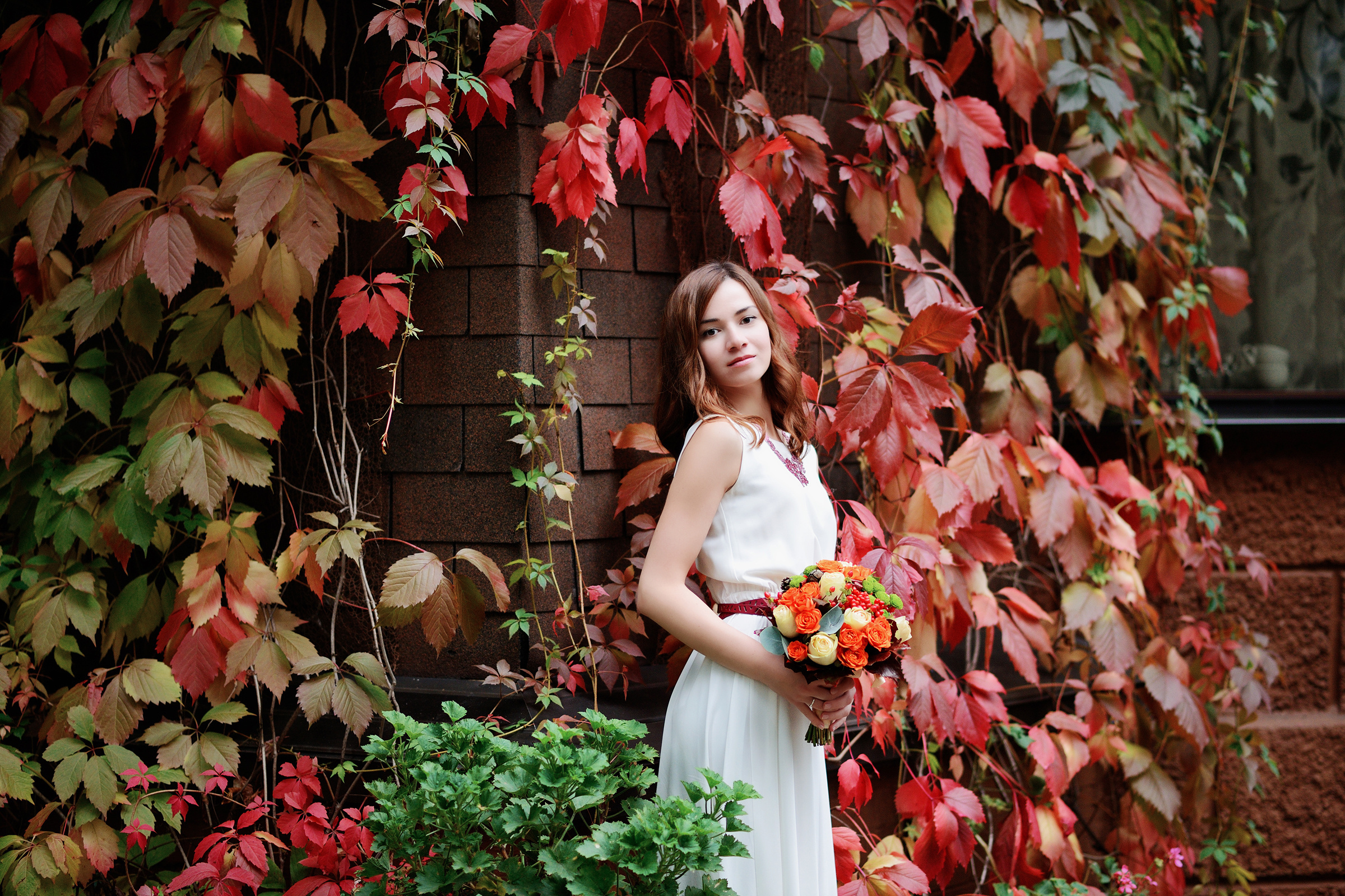 свадебная фотосессия нескучный сад