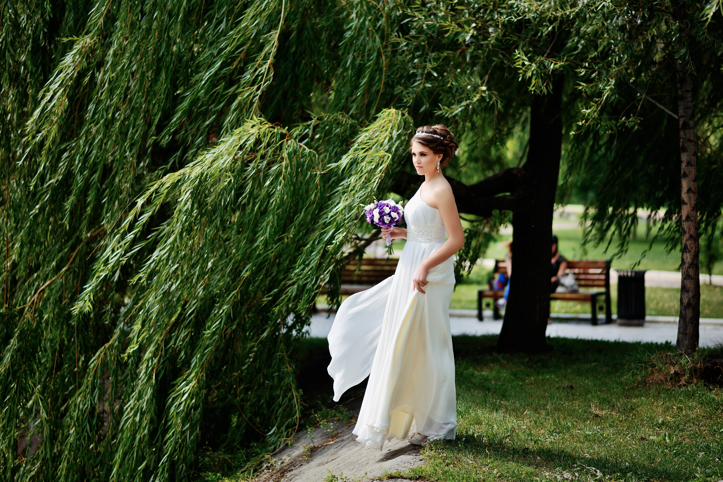 свадебная фотосессия парк новодевичьего монастыря