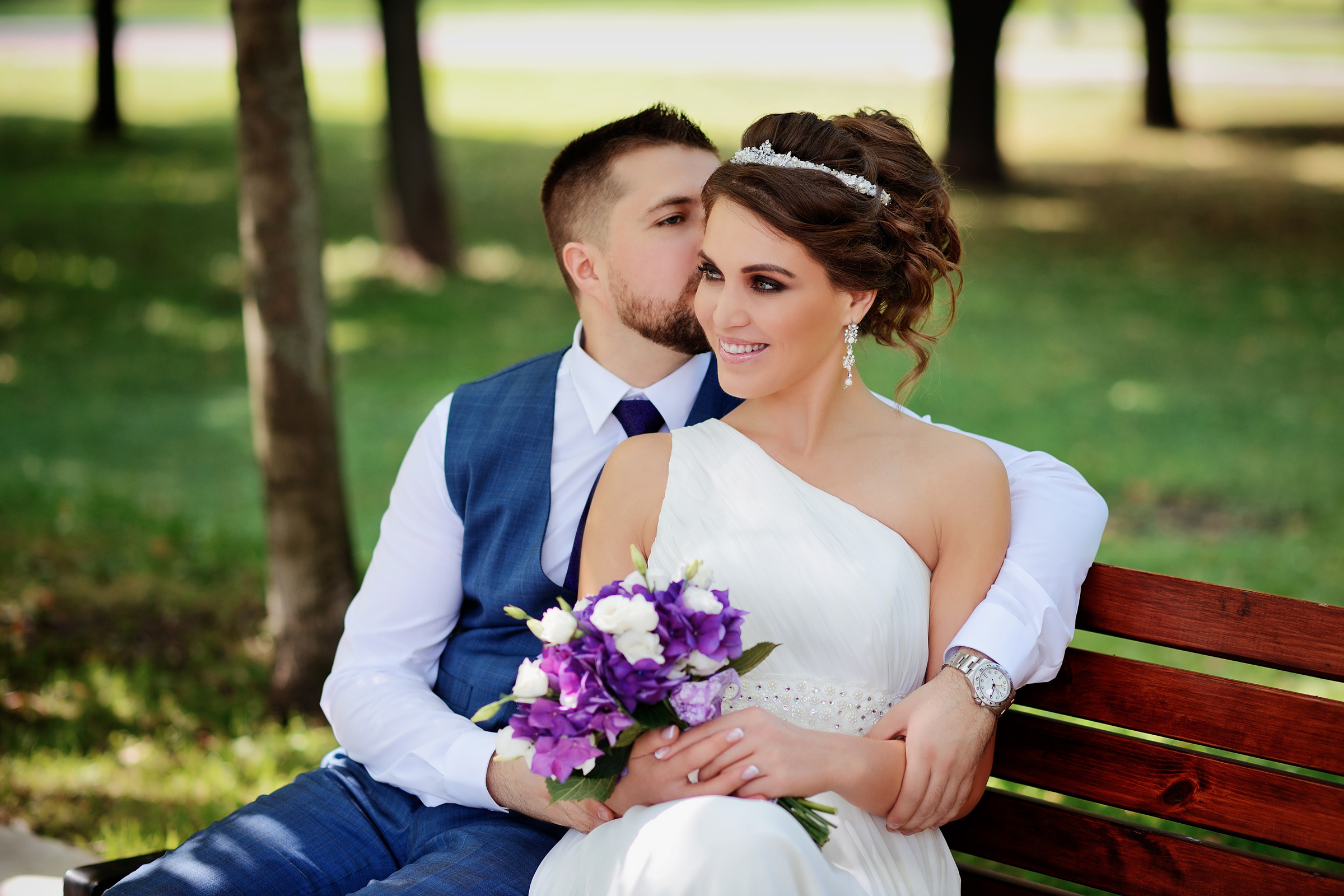 свадебная фотосессия парк новодевичьего монастыря