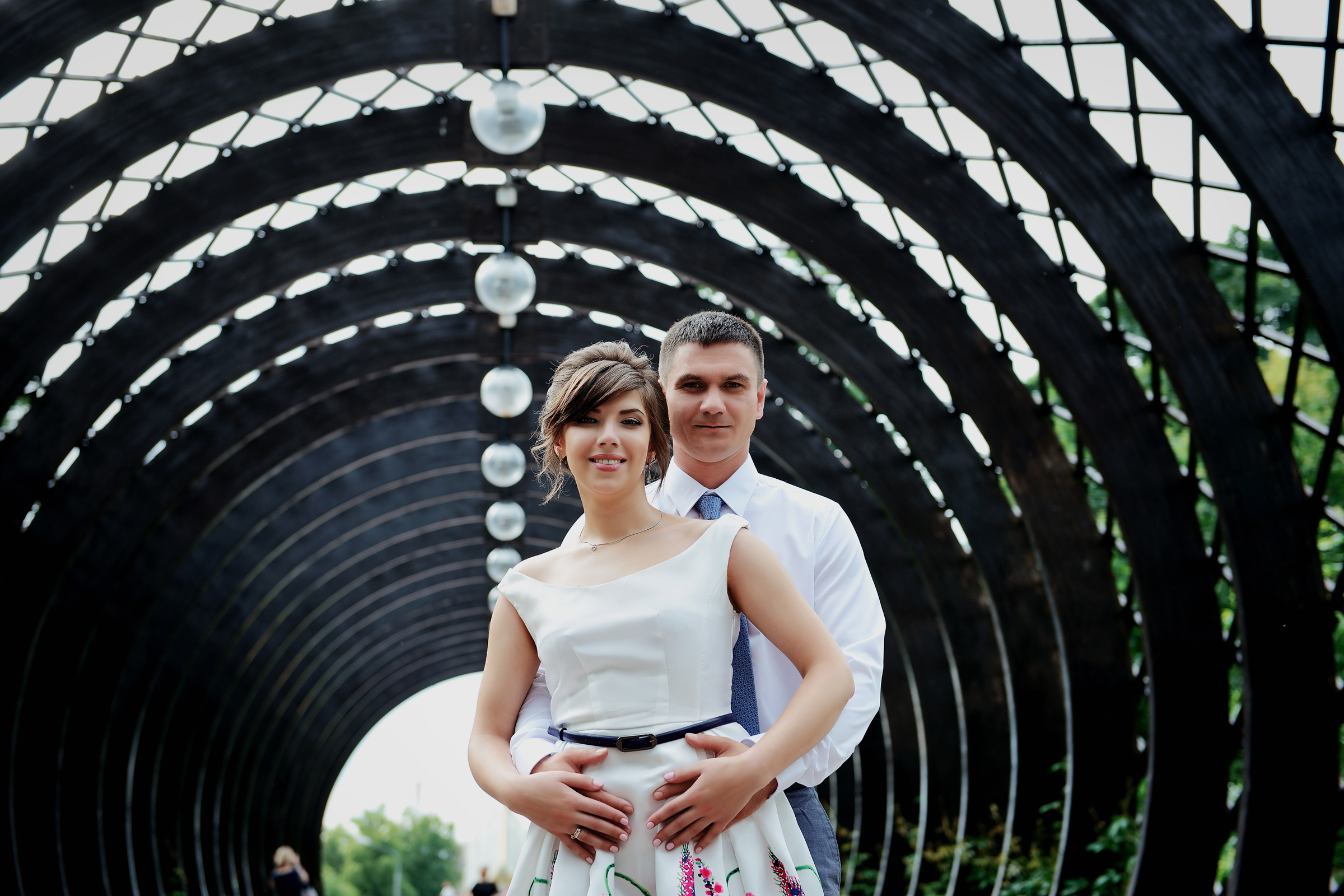 свадебная фотосессия нескучный сад