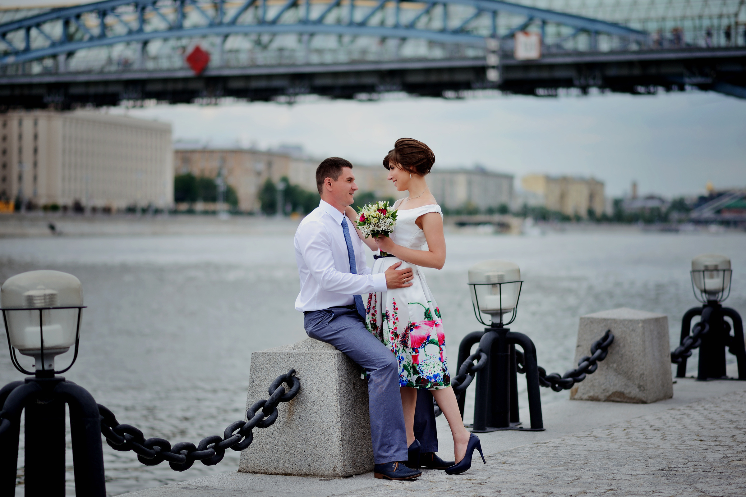 свадебная фотосессия нескучный сад