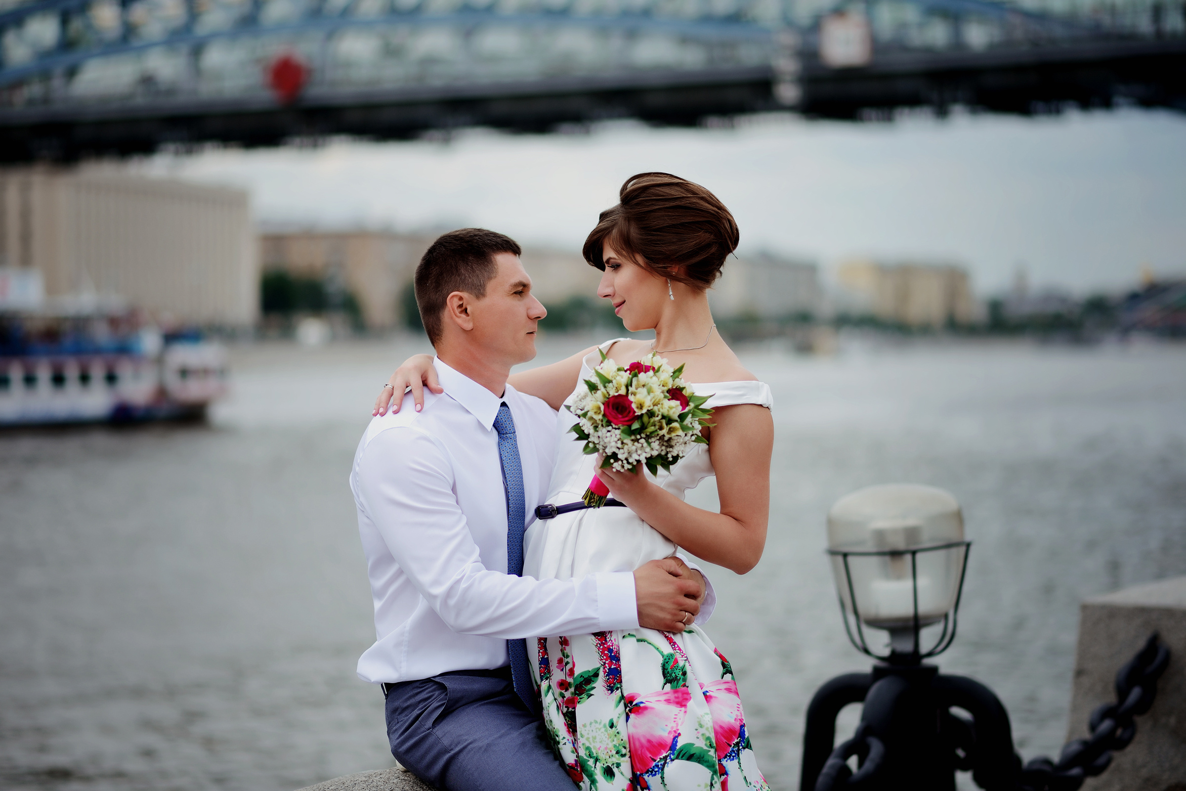 свадебная фотосессия нескучный сад