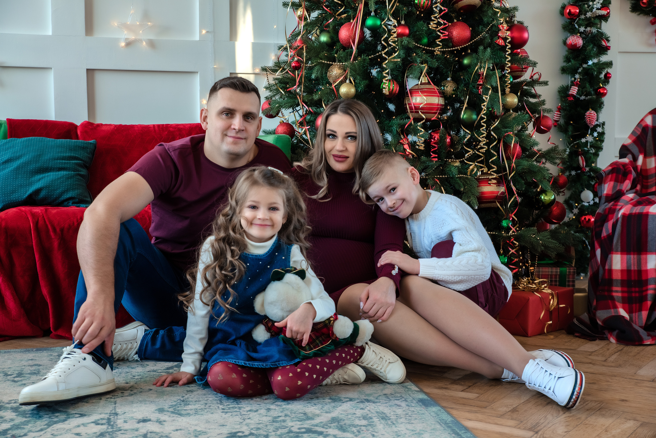 Юлька, Сашка и их малыши. Семейный Фотограф в Туле Юлия Федотова