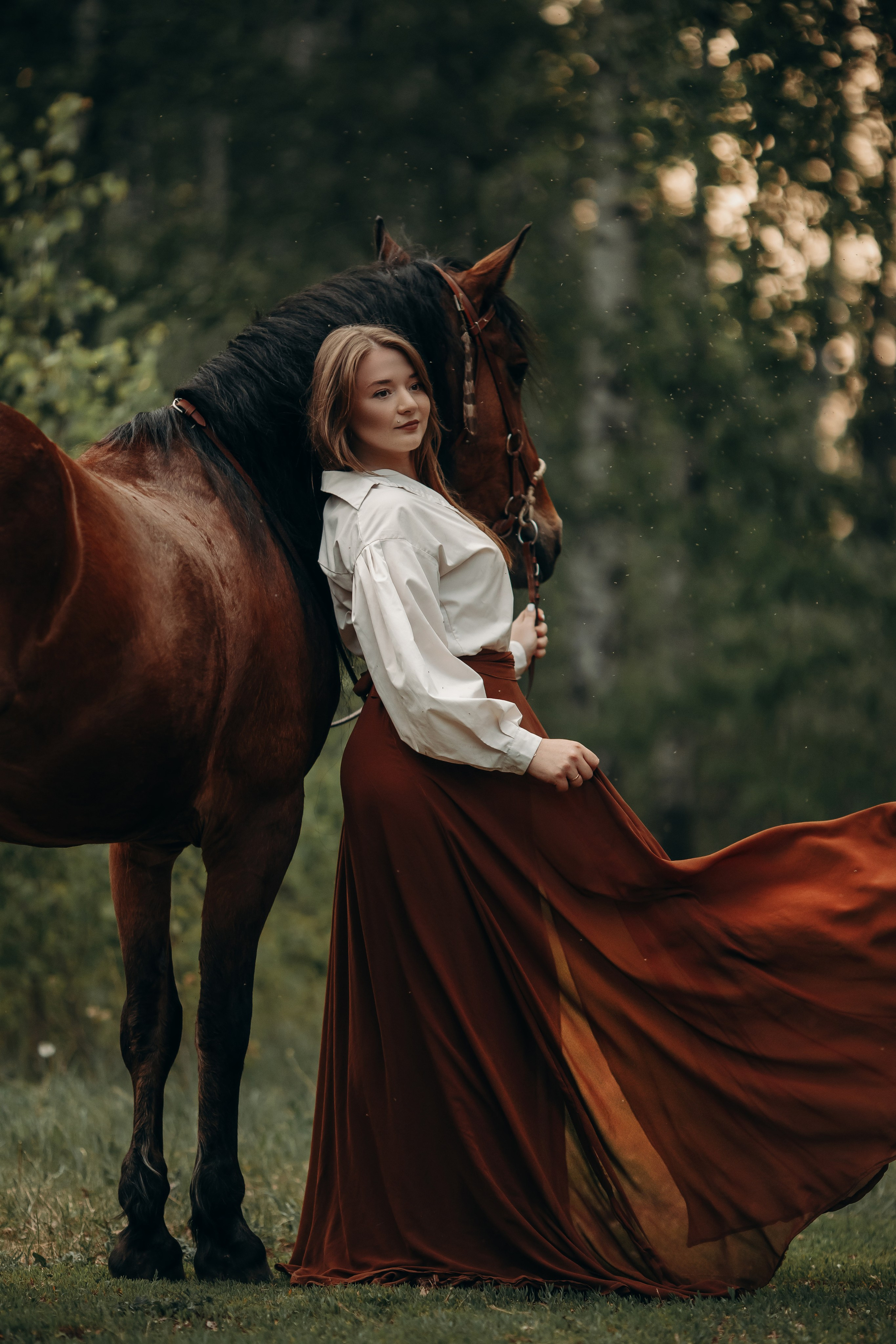 Ксения и Талисман. Анна Молчанова конный фотограф в Тюмени | фотосессии с лошадьми Тюмень