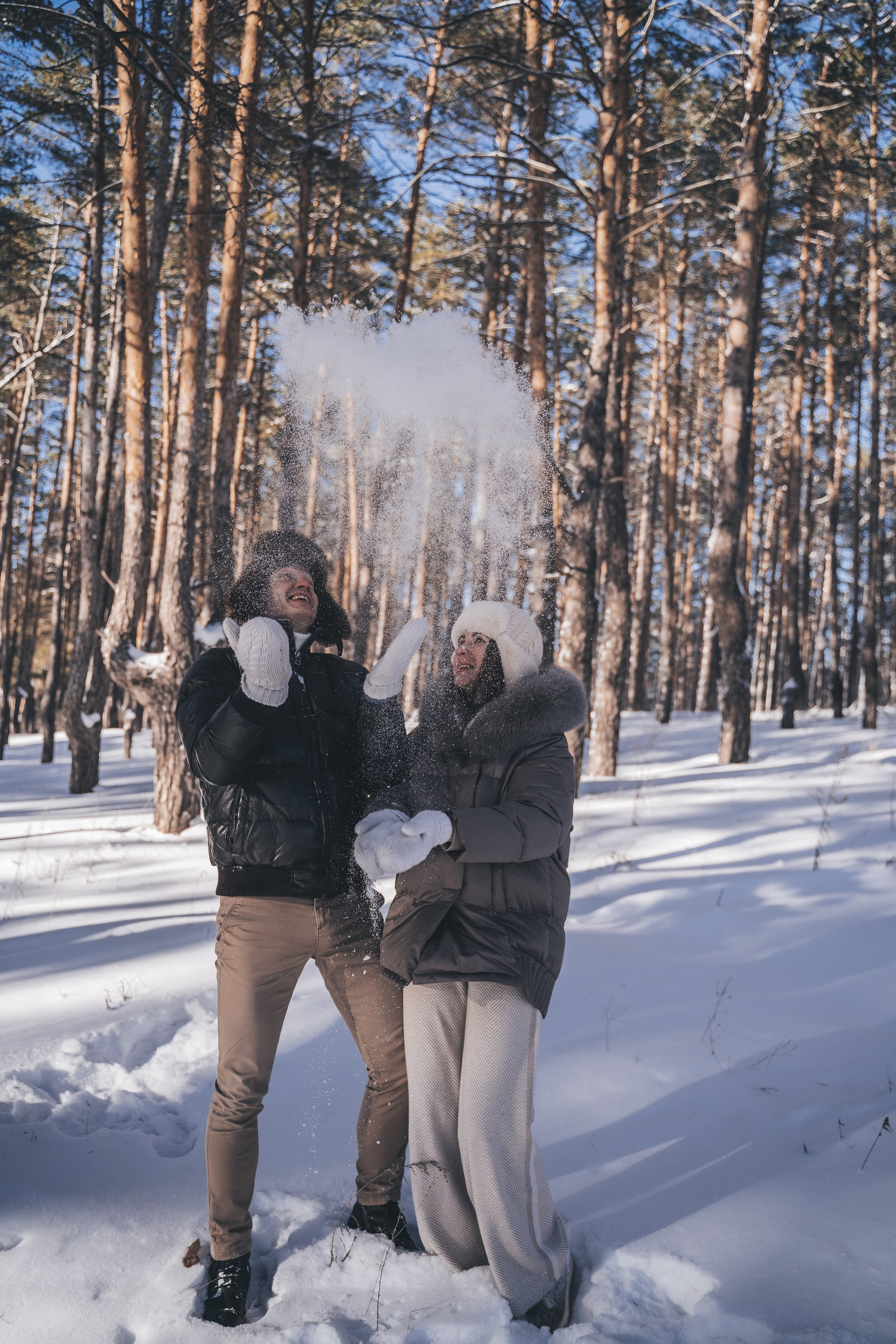 Зимняя lovestory для Витали и Оли. Фотограф в Самаре Екатерина Кроз