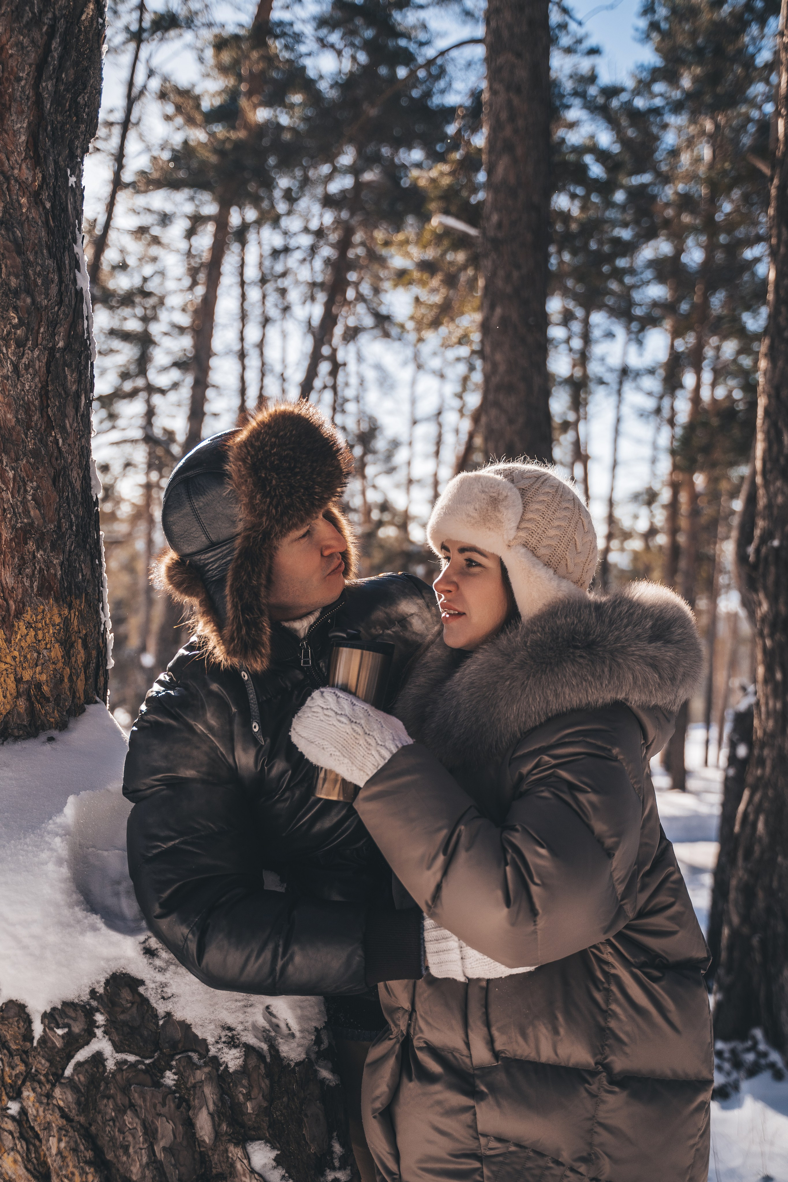 Зимняя lovestory для Витали и Оли. Фотограф в Самаре Екатерина Кроз