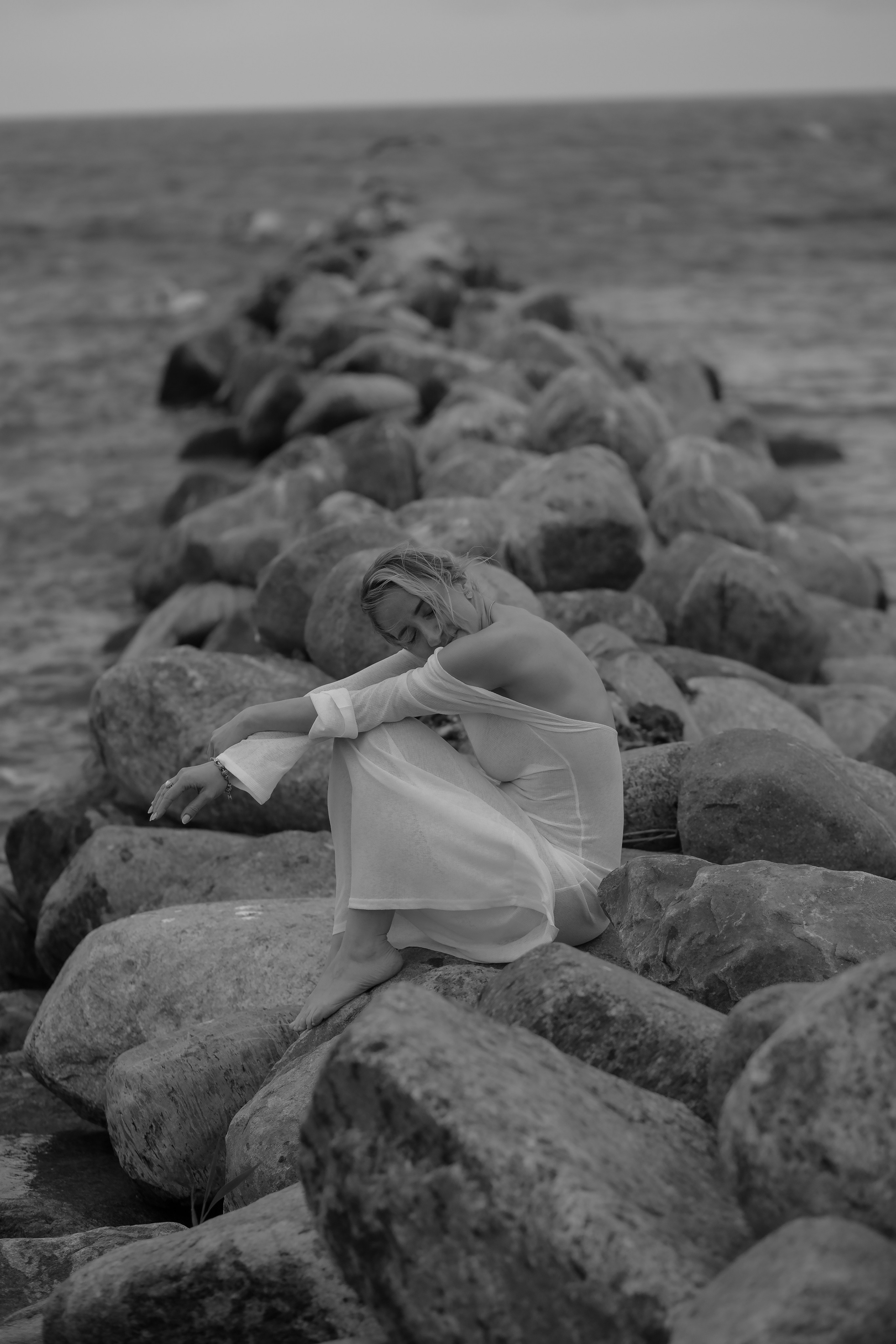 Катя. Маяк в Заливино. Фотограф в Калининграде Решетникова Алина