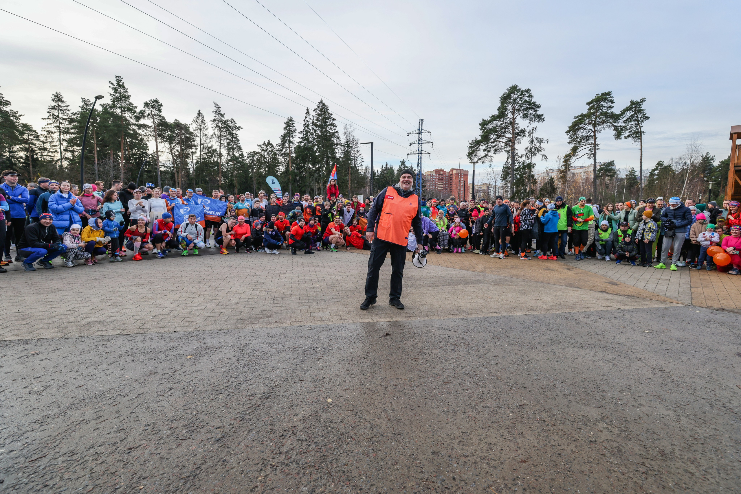 5 вёрст в Пестовском парке (Балашиха), 08.11.25. Фотограф Сергей Ловкий