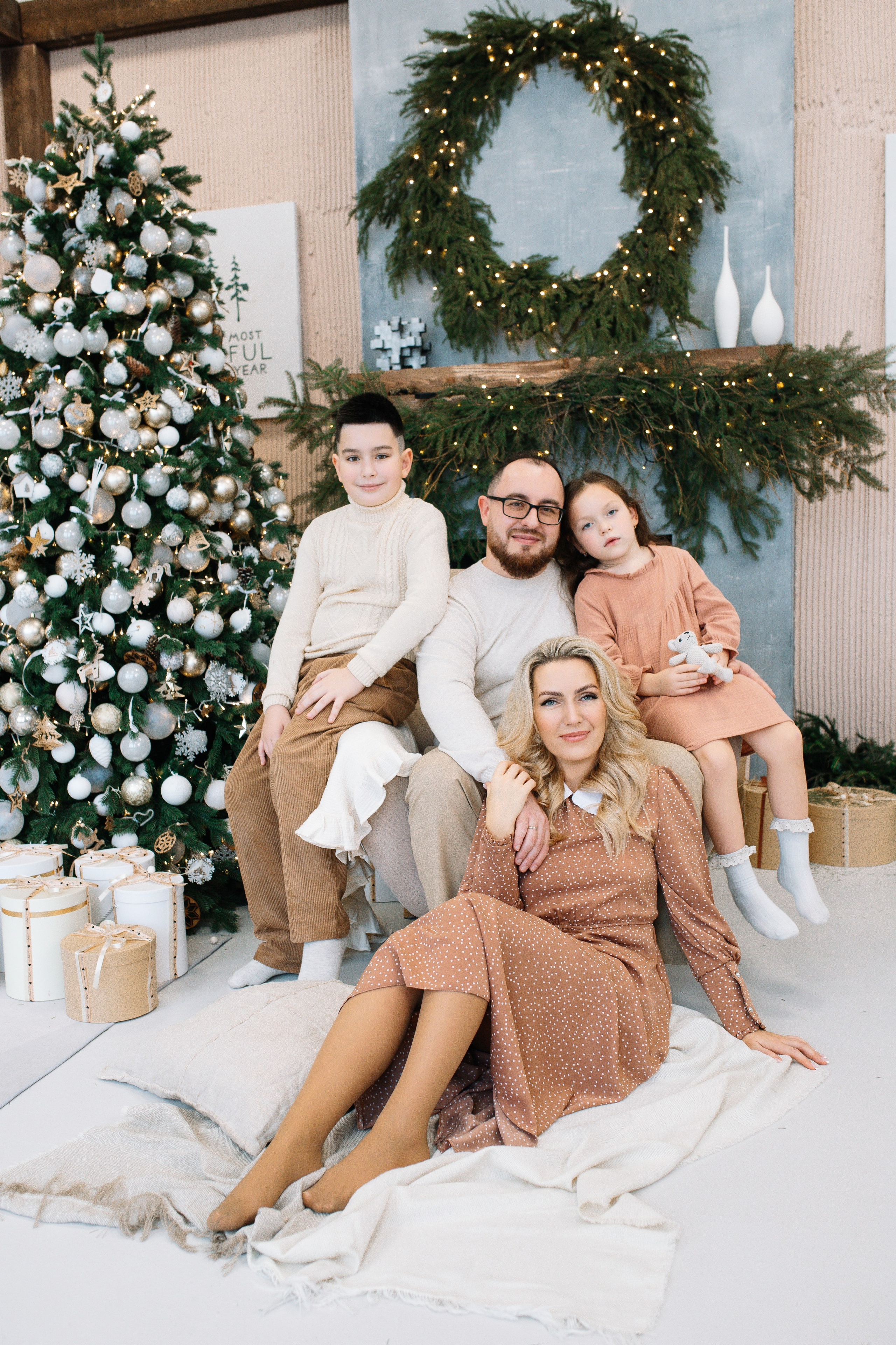 Новогоднее утро. Семейный фотограф в Санкт-Петербурге Назарова Ксения