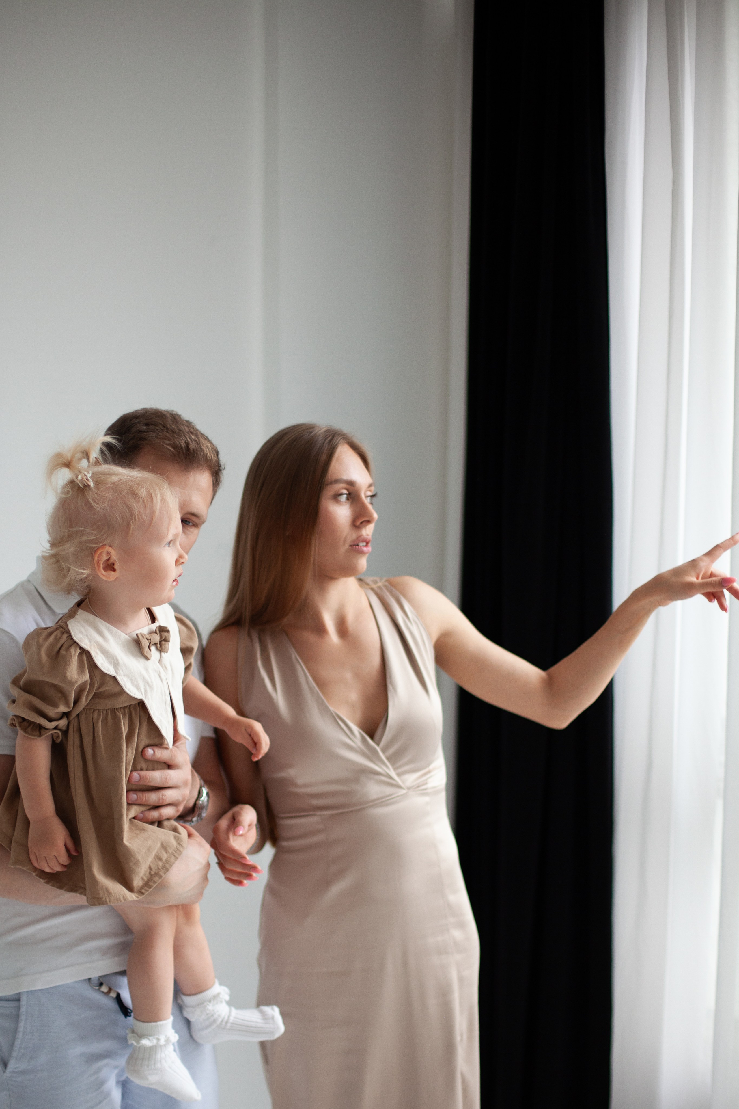 Варя и родители. Семейный фотограф Гульцовская Екатерина