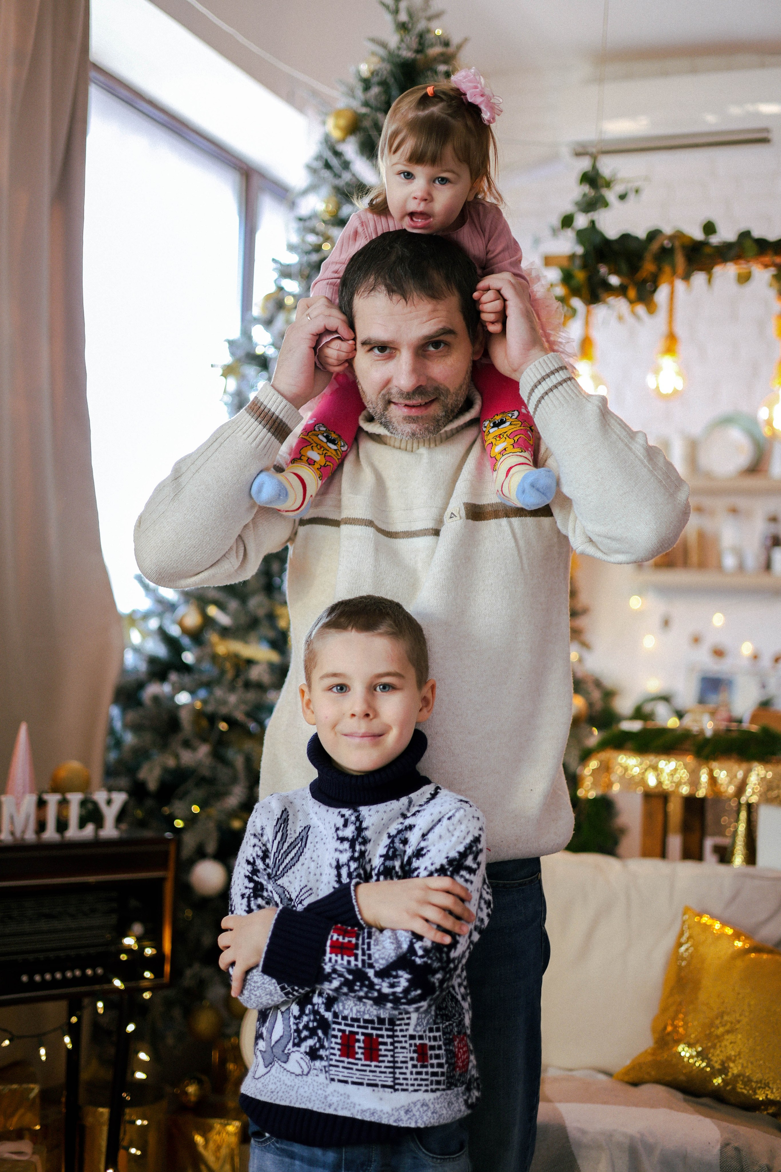 Новогодняя история «Нелля и ее семья». Фотограф в Москве Анастасия Калинина