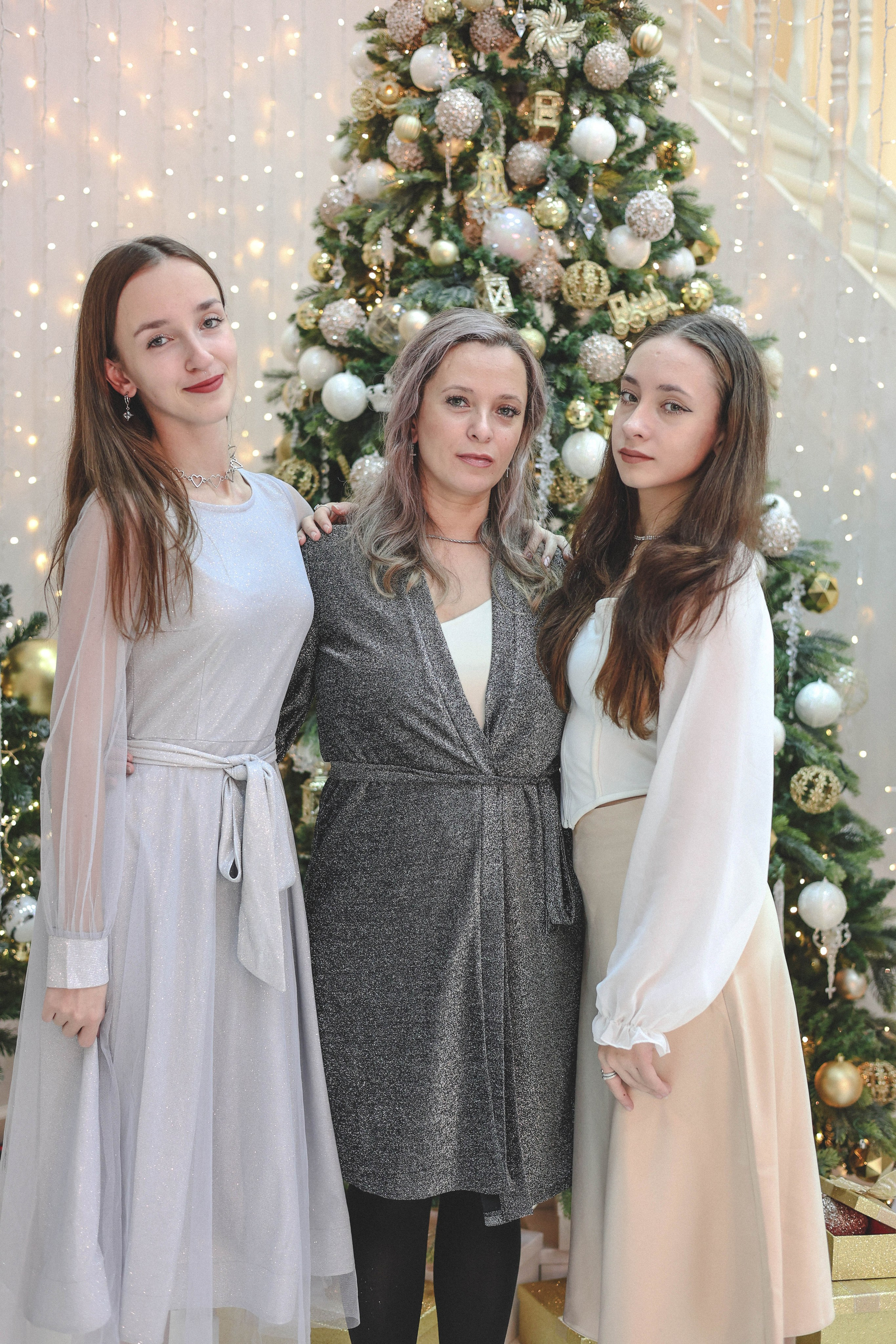 Новогодняя история «Ирина и ее семья». Фотограф в Москве Анастасия Калинина