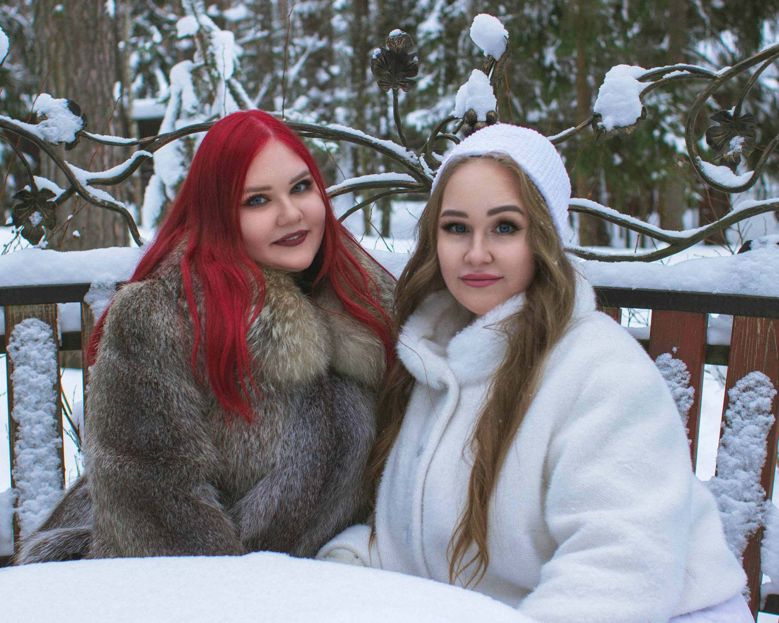 Зимняя фотосессия для мамы и дочки в Нижнем Новгороде