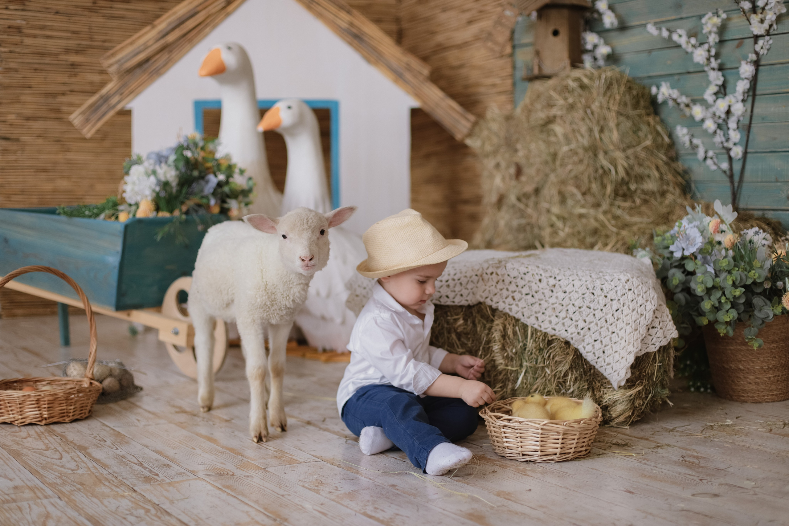 Юля и Максим — с утятами и барашком. Свадебный, семейный и детский фотограф в Люберцах Зайцева Анастасия