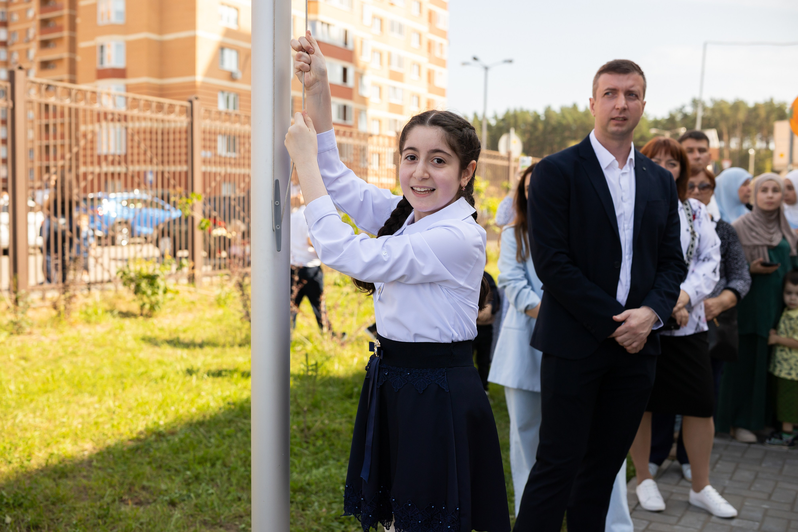 Линейка 1 сентября. Профессиональный Фотограф в Москве Андрей Славнов