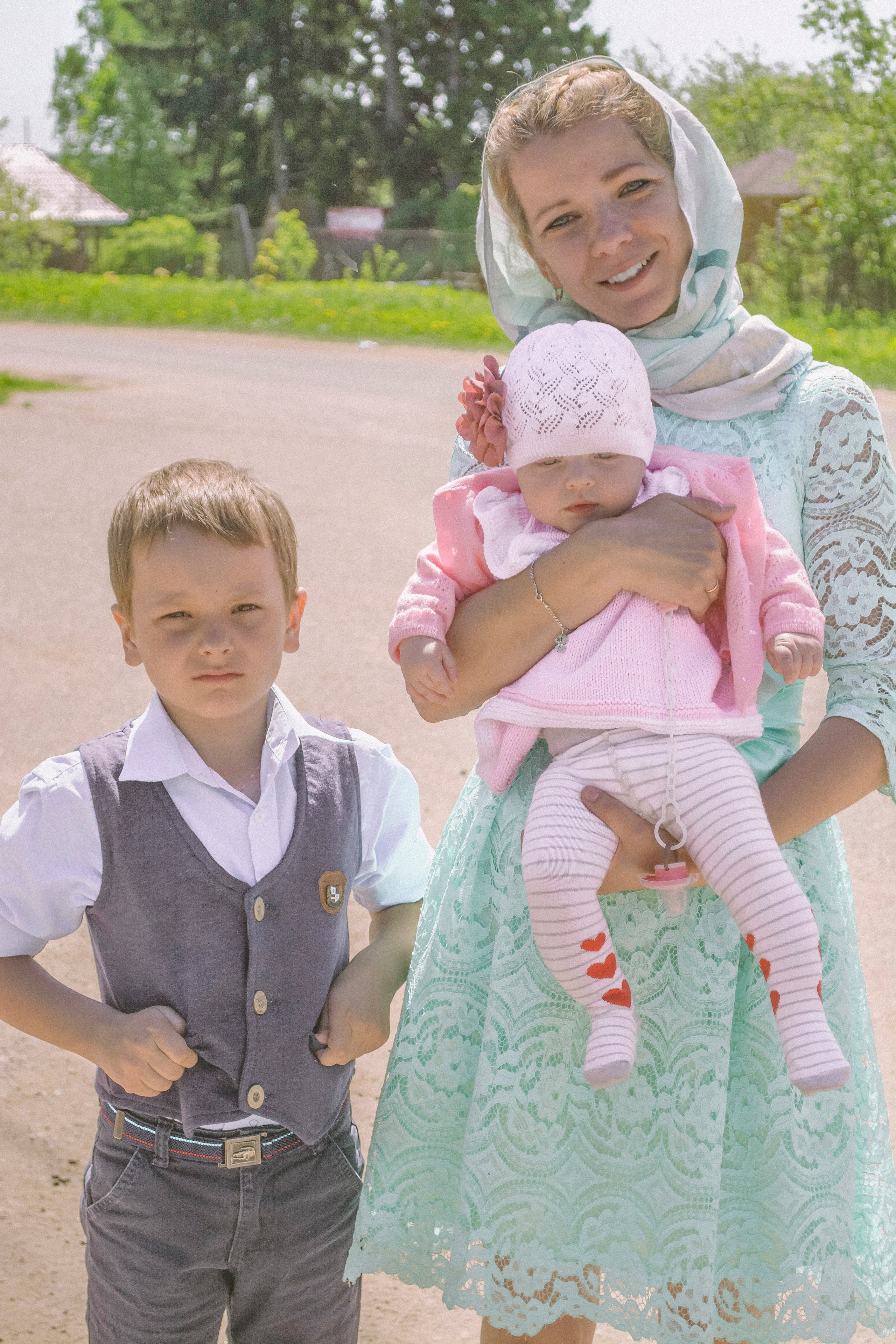 Крещение Василисы в храме Николая Чудотворца в д. Старый погост. Фотограф Евгений Егоров