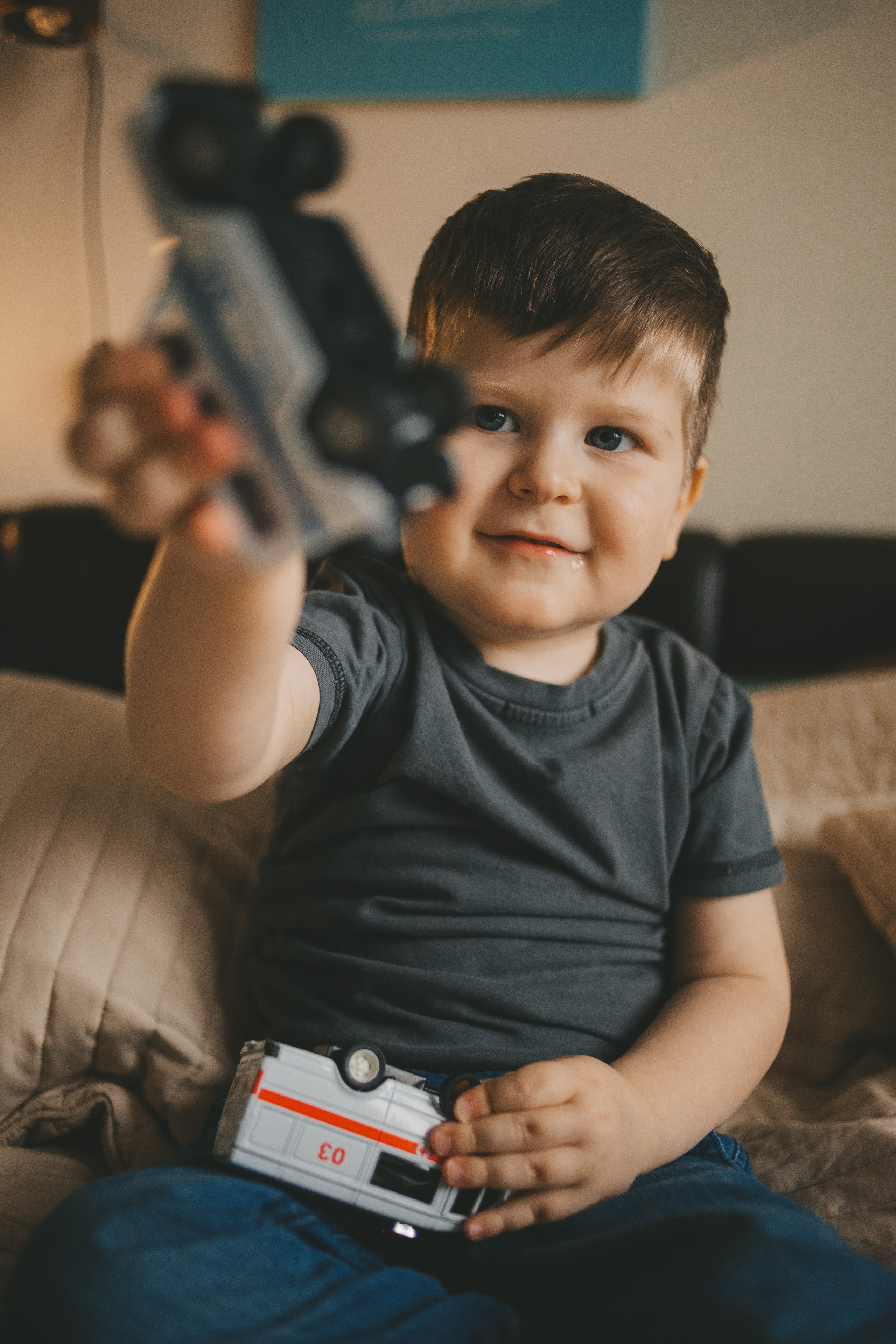 Семейная фотосессия дома. Фотограф Андреева Юлия. Москва