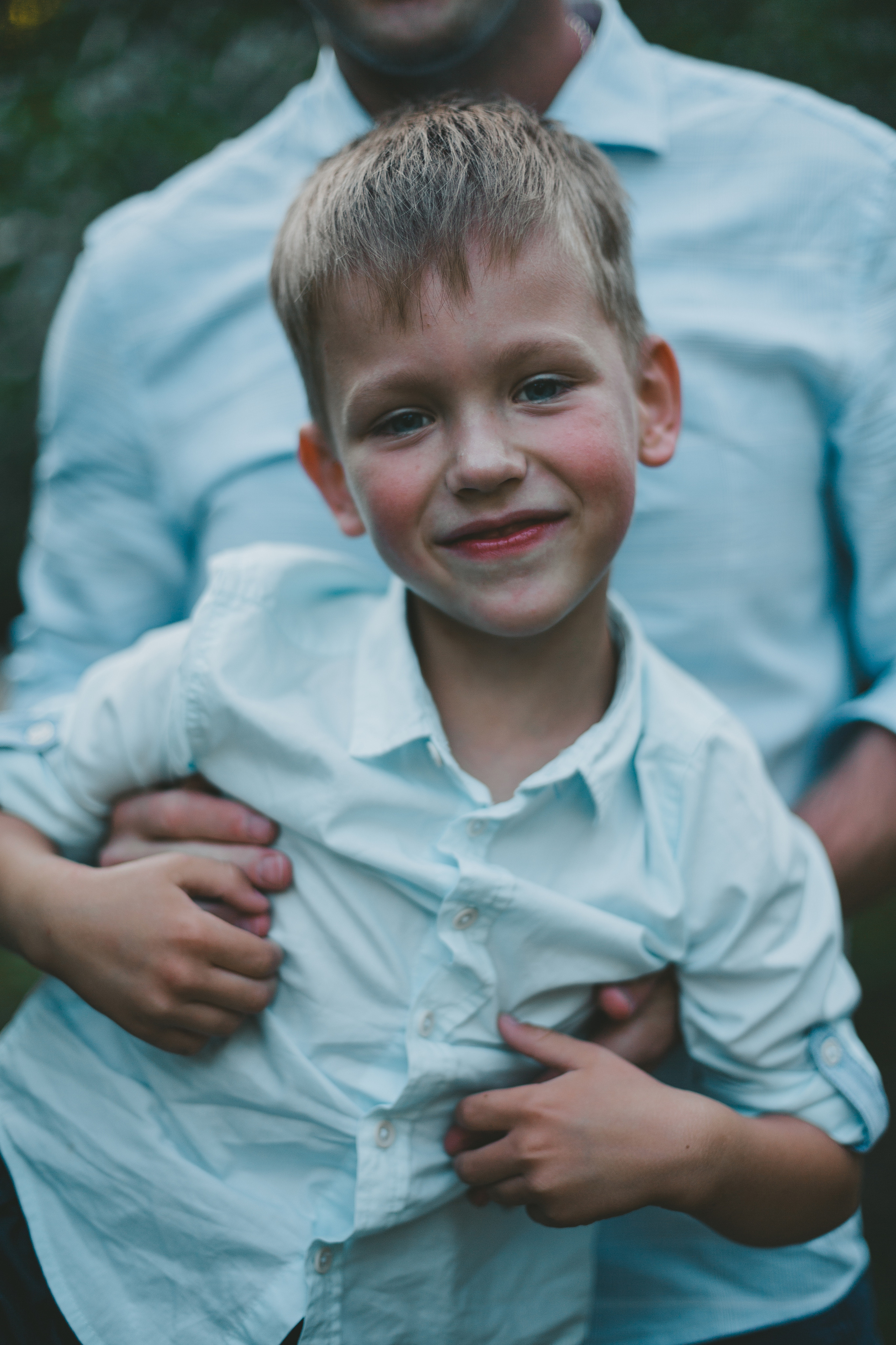 Семейная фотосессия на закате в парке. Фотограф Андреева Юлия. Москва