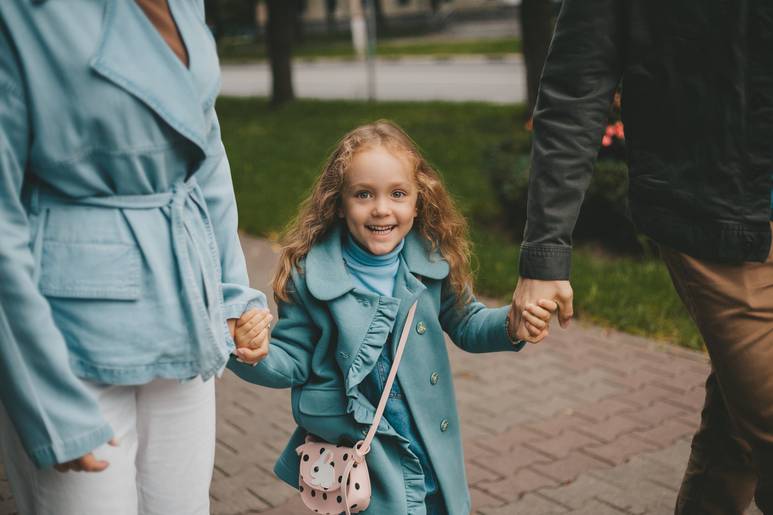 Семейная прогулка в парке. Фотограф Андреева Юлия. Москва