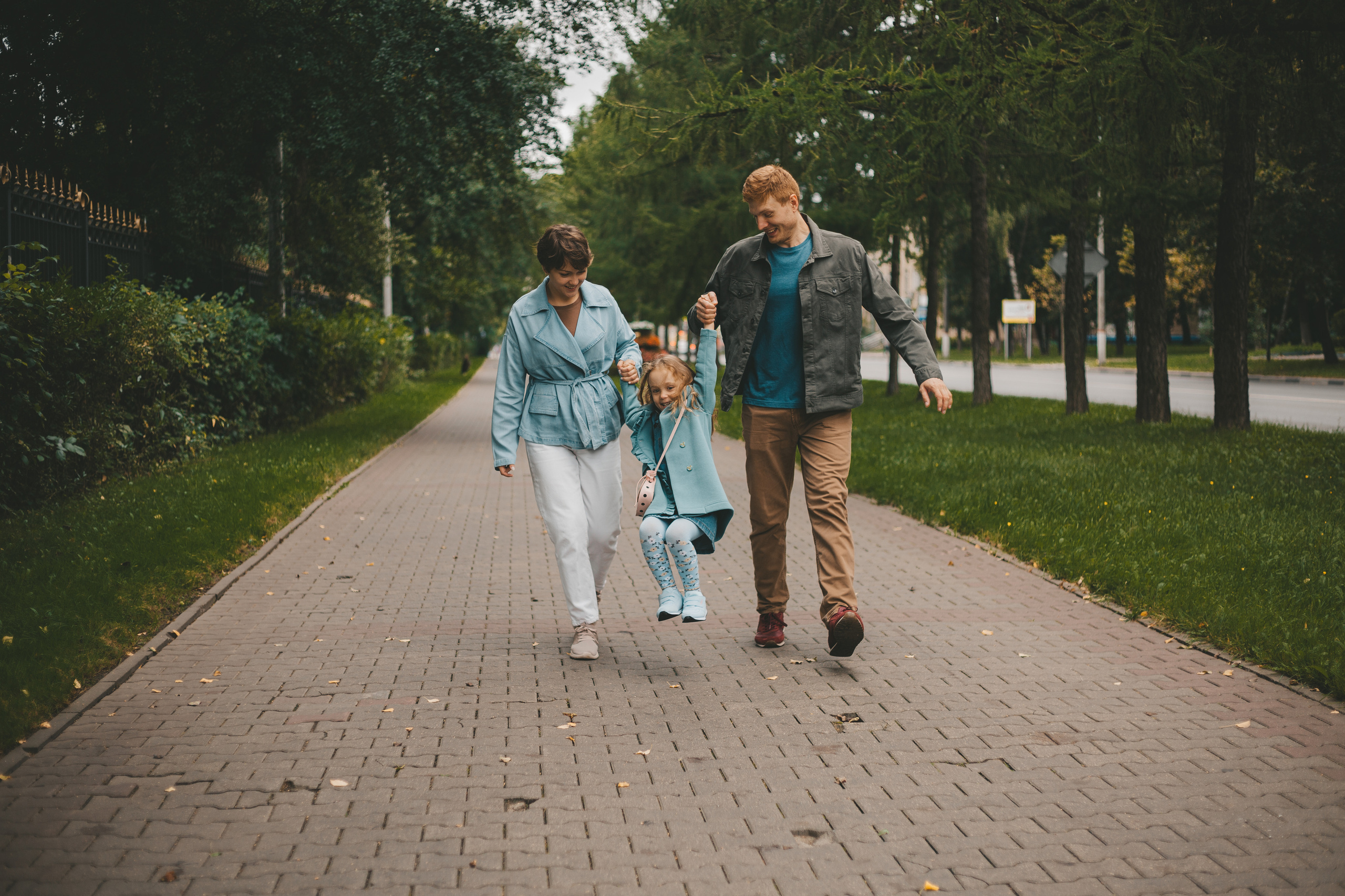 Семейная прогулка в парке. Фотограф Андреева Юлия. Москва