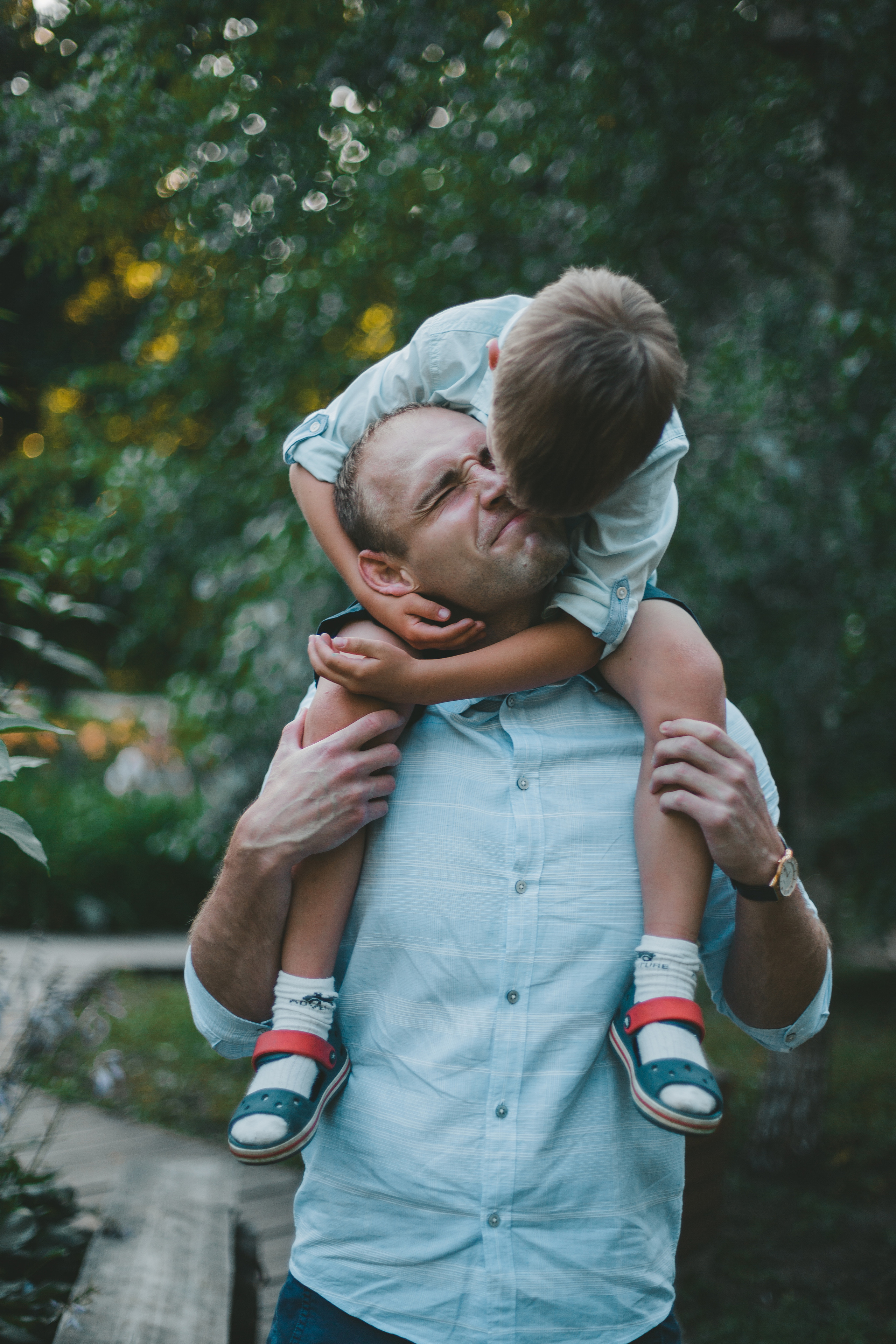 Семейная фотосессия на закате в парке. Фотограф Андреева Юлия. Москва