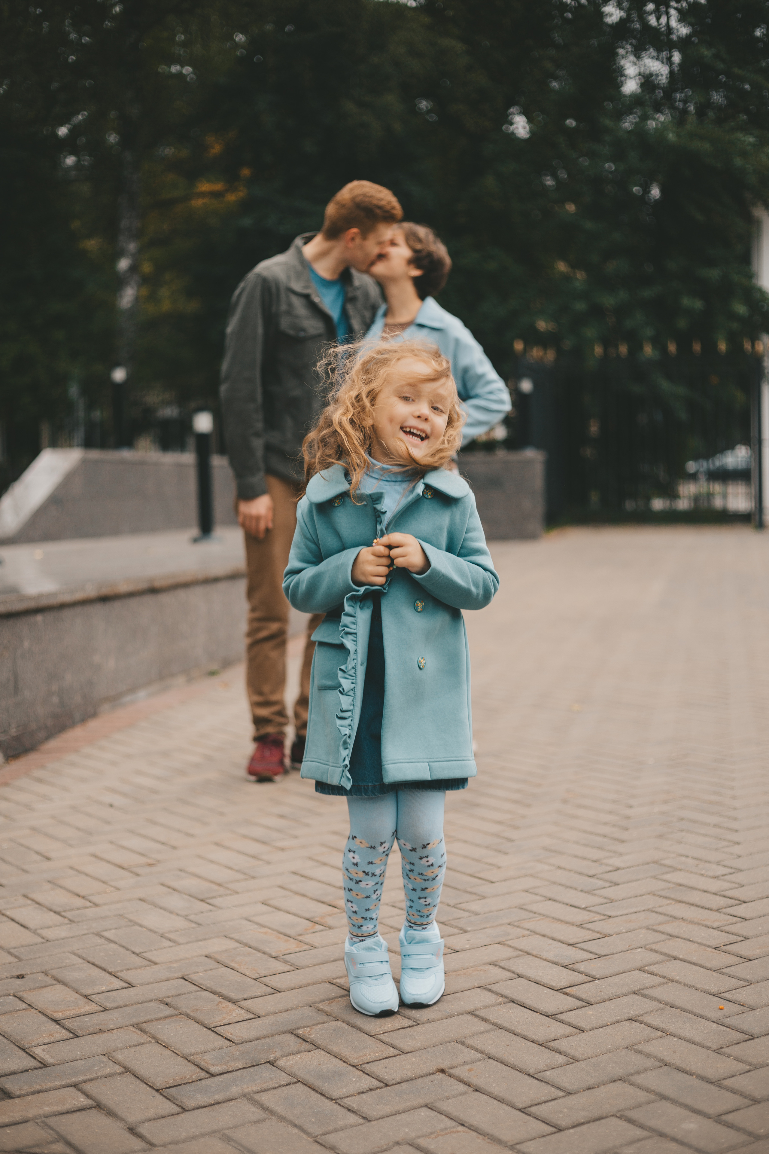 Семейная прогулка в парке. Фотограф Андреева Юлия. Москва