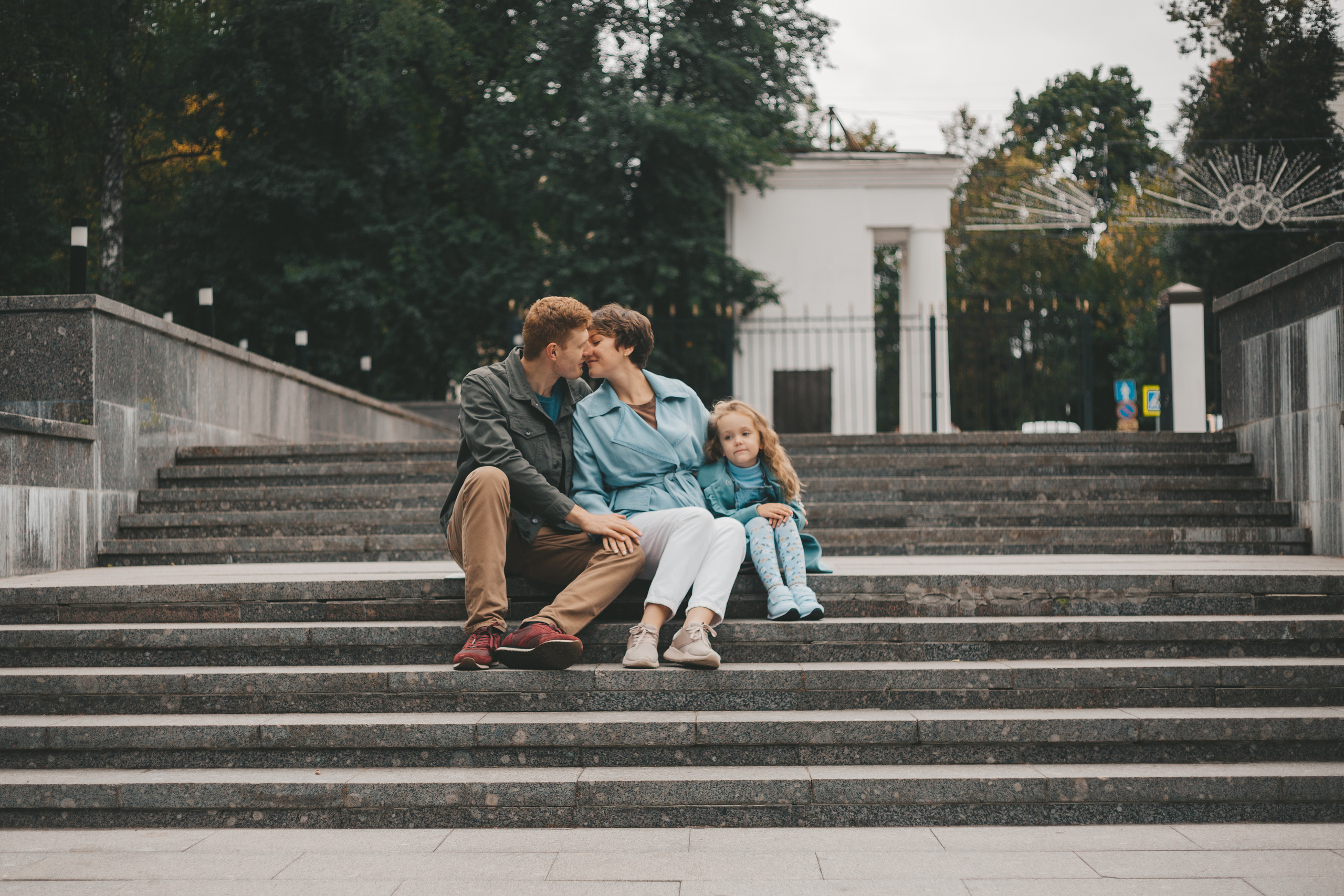Семейная прогулка в парке. Фотограф Андреева Юлия. Москва