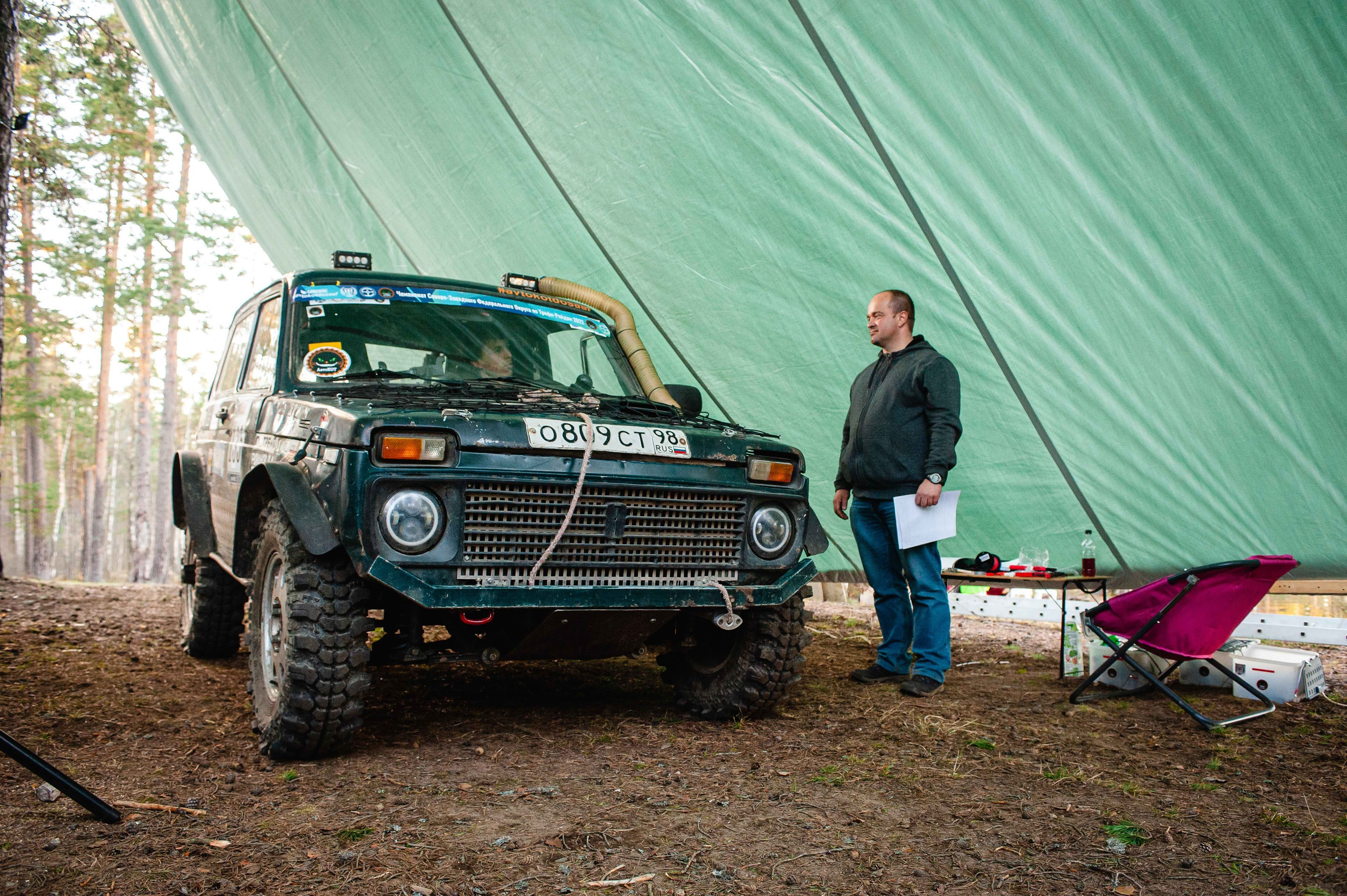 2022.05.13-15 — Чемпионат СЗФО по трофи-рейдам — 1 день, базлаг и техком. Фотограф Алексей Алексеев