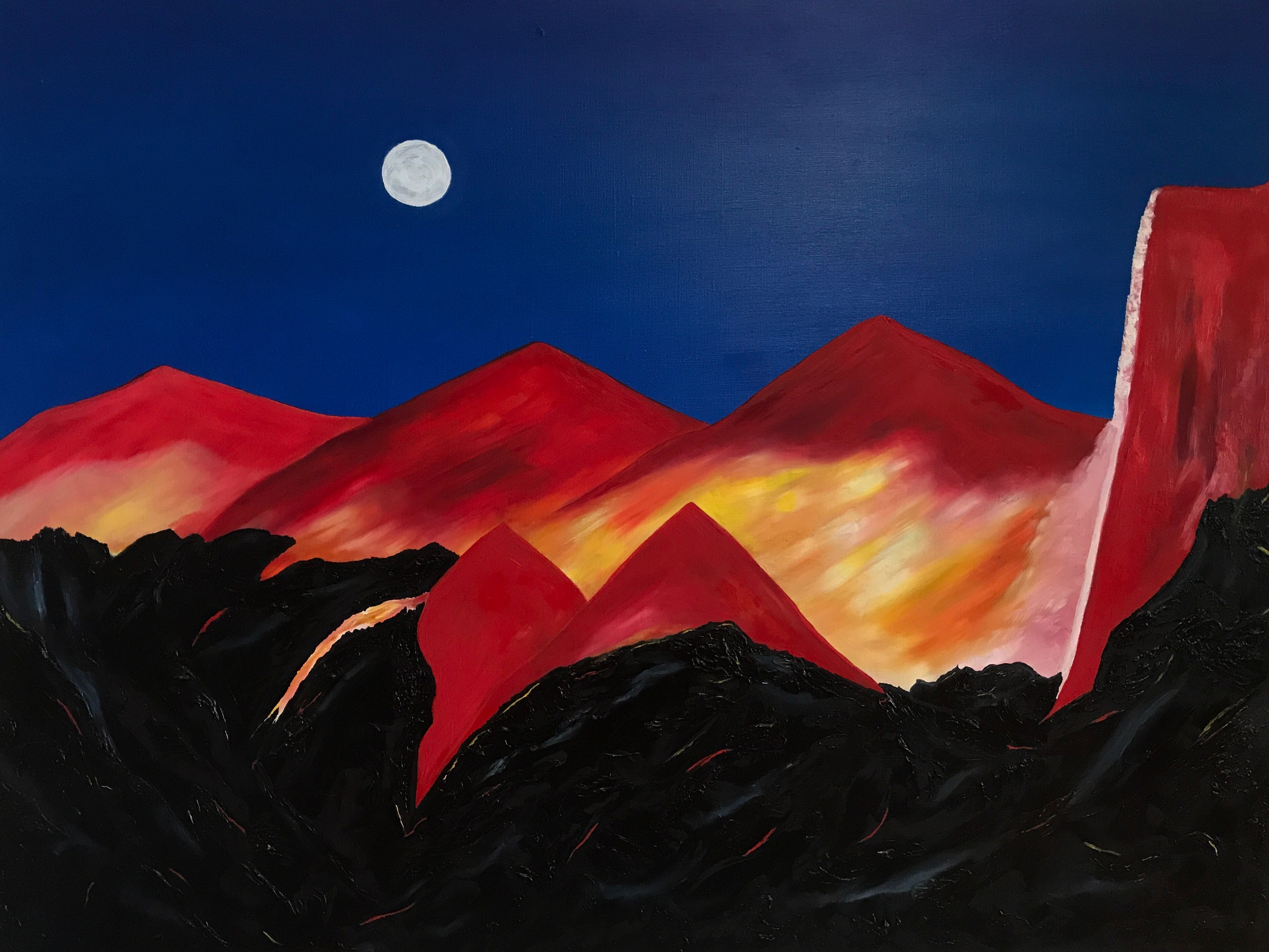 У каждого свои горы 3, 60х80 см, холст, масло.